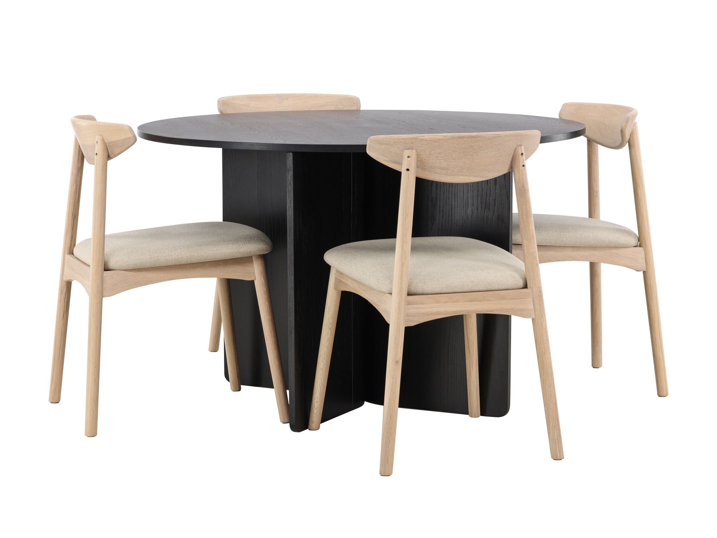Conjunto para refeições Dallas 4986 (Preto)