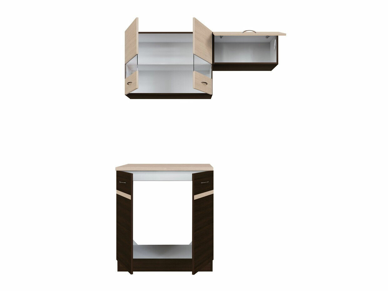 Conjunto de cozinha modular Eli Dark 116