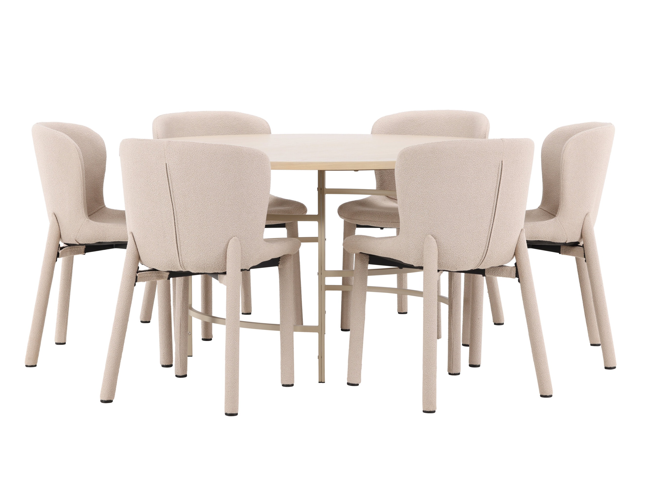 Conjunto para refeições Dallas 4987 (Castanho claro)