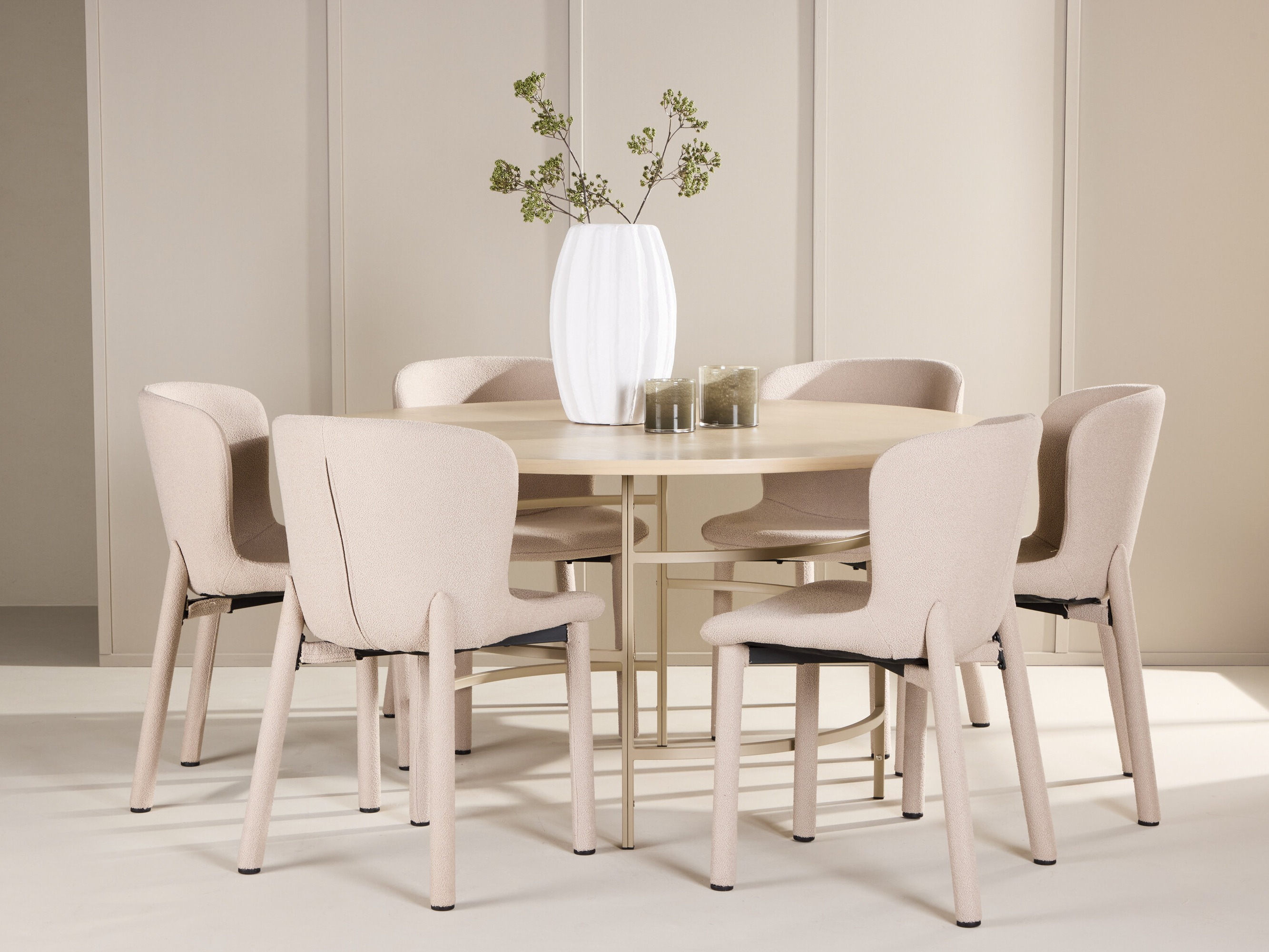 Conjunto para refeições Dallas 4987 (Castanho claro)