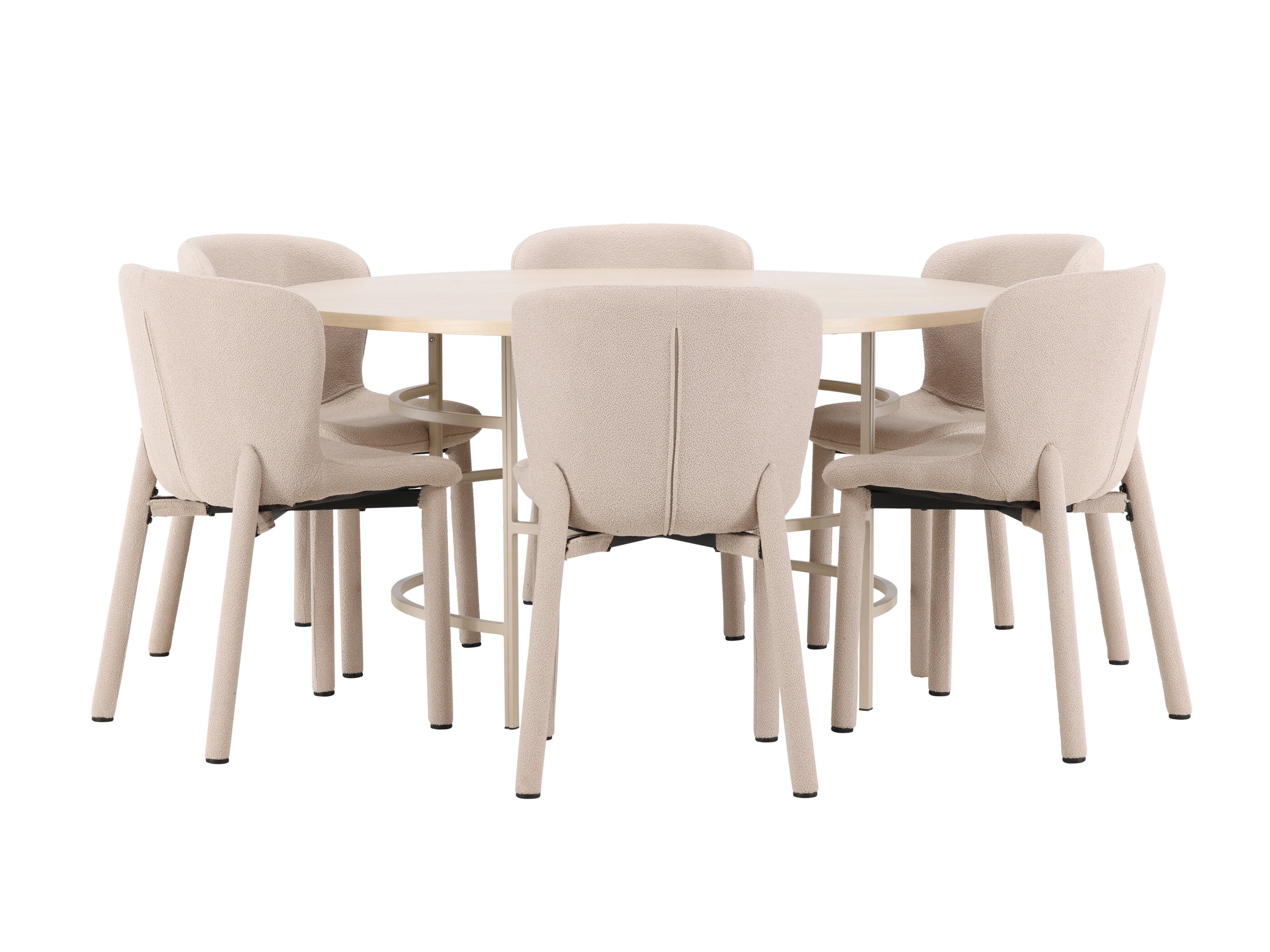 Conjunto para refeições Dallas 4987 (Castanho claro)