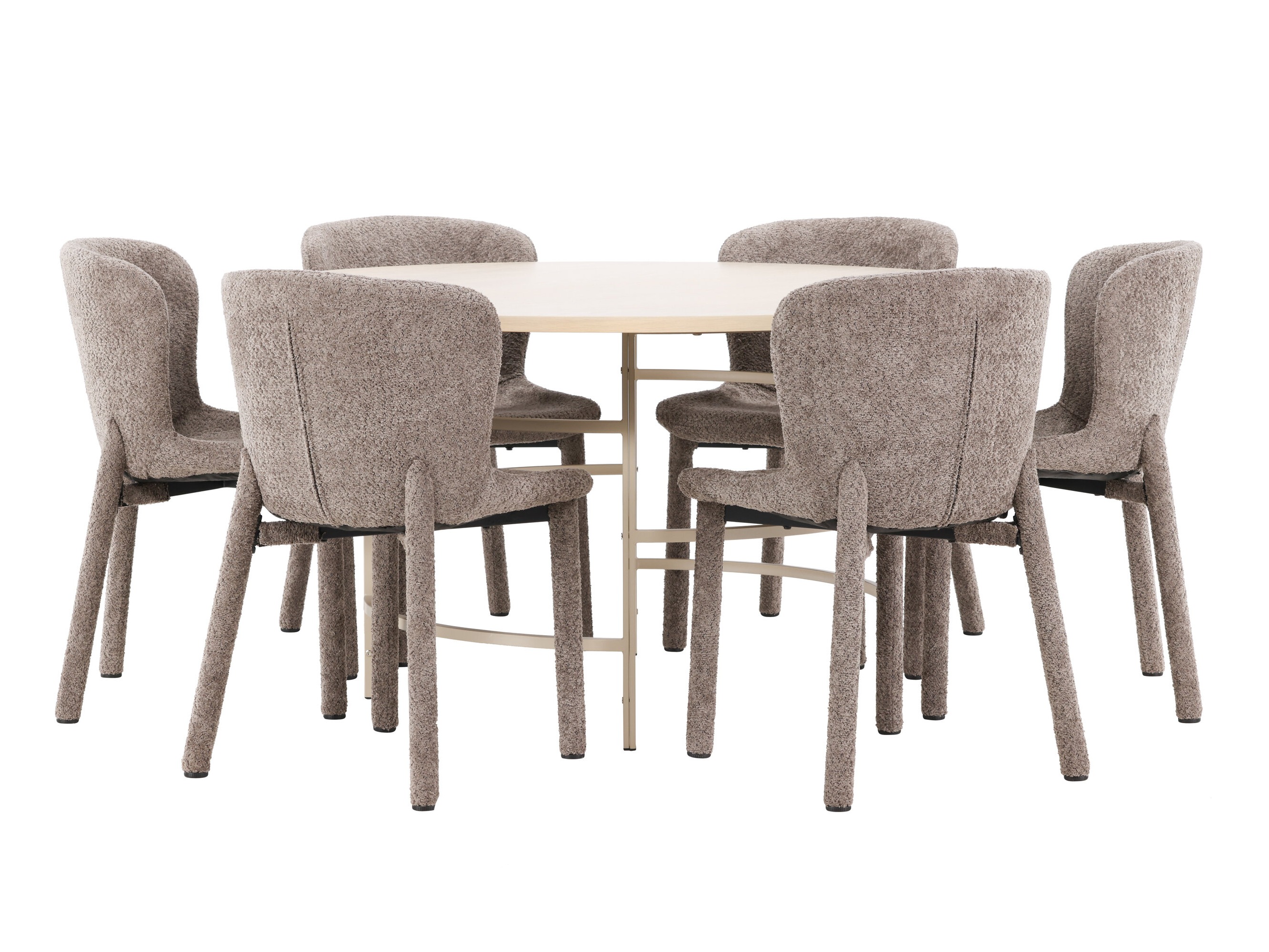 Conjunto para refeições Dallas 4987 (Castanho claro)