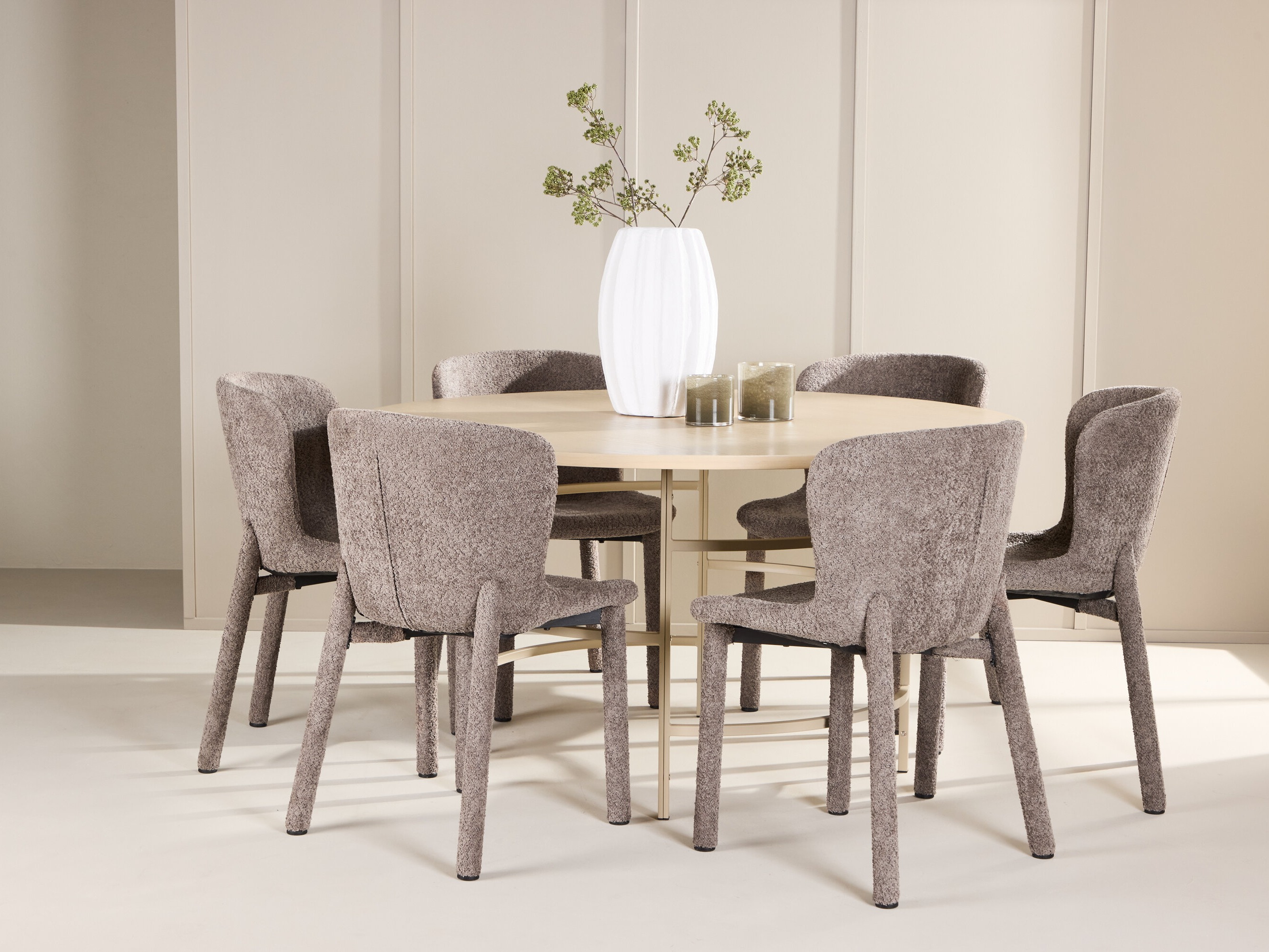 Conjunto para refeições Dallas 4987 (Castanho claro)