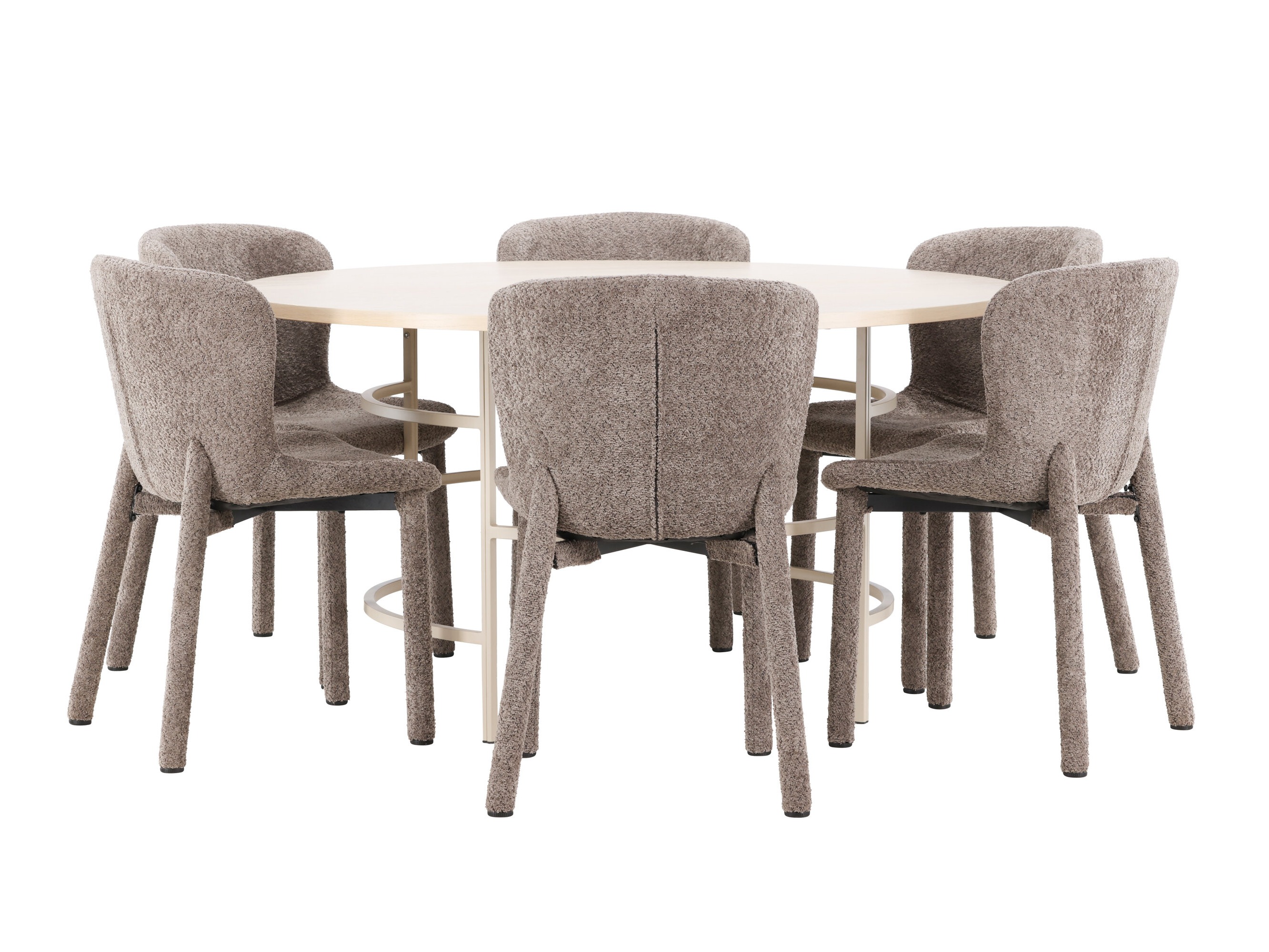 Conjunto para refeições Dallas 4987 (Castanho claro)