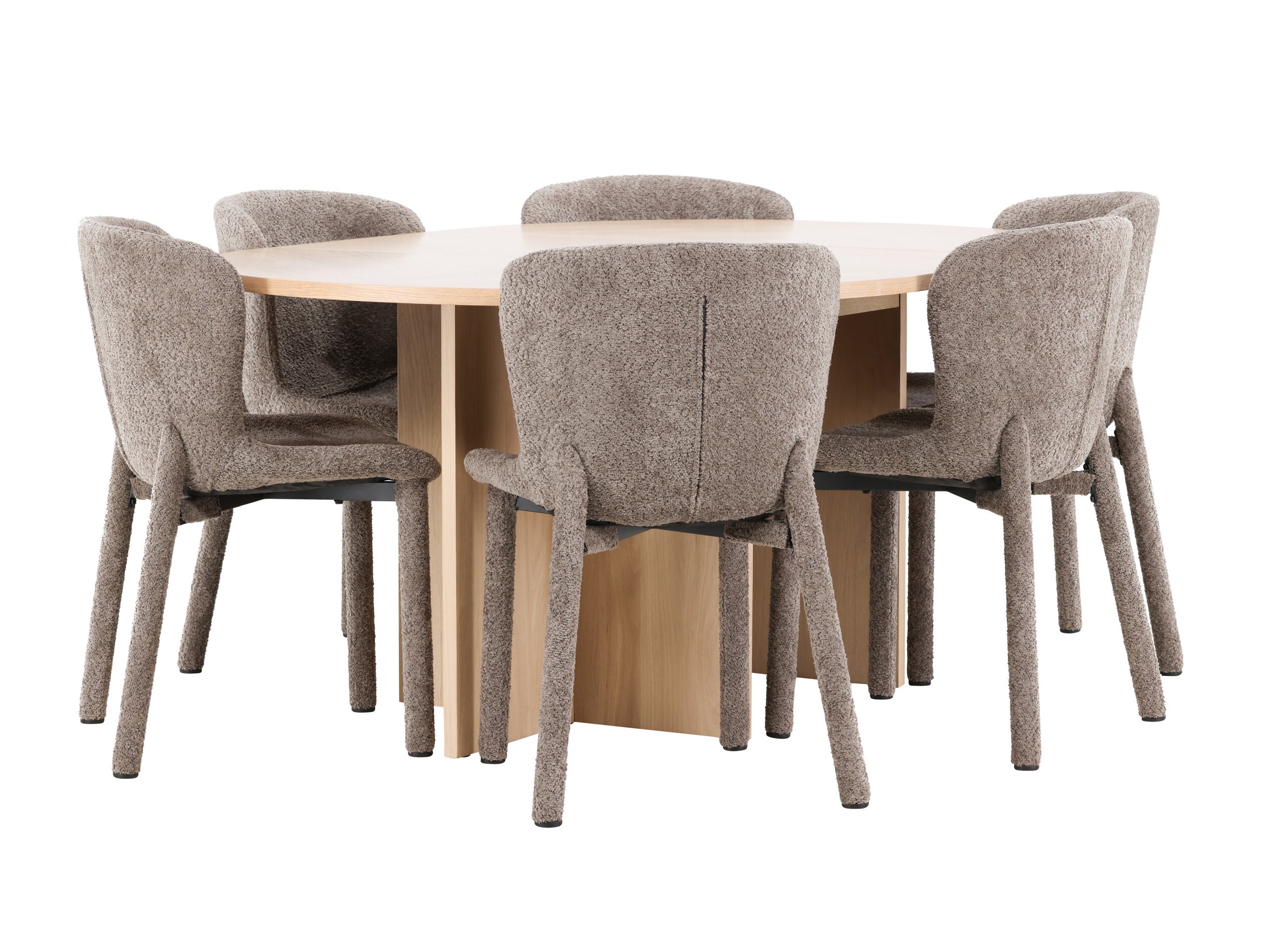 Conjunto para refeições Dallas 4989 (Carvalho)