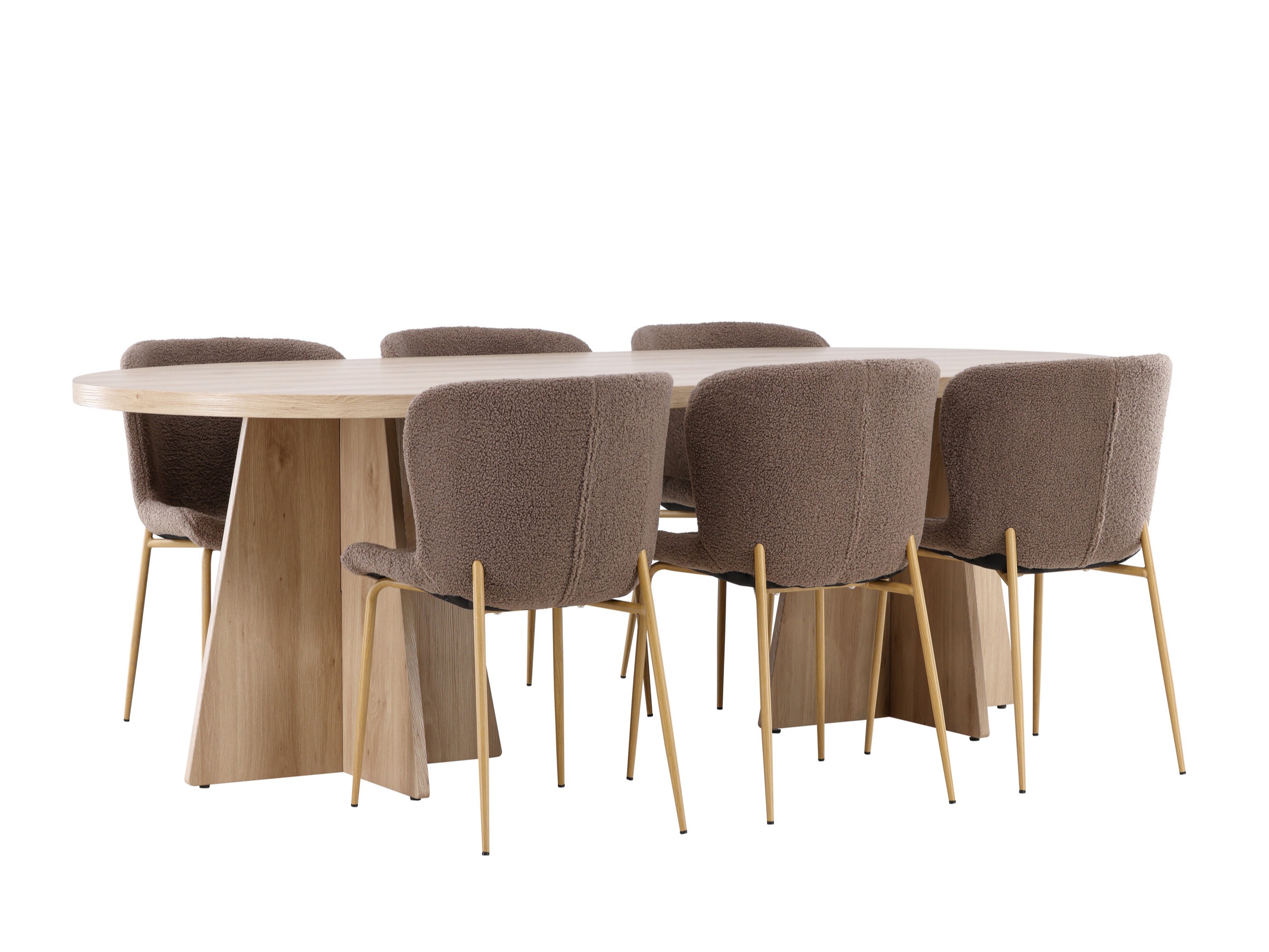 Conjunto para refeições Dallas 4990 (Castanho)