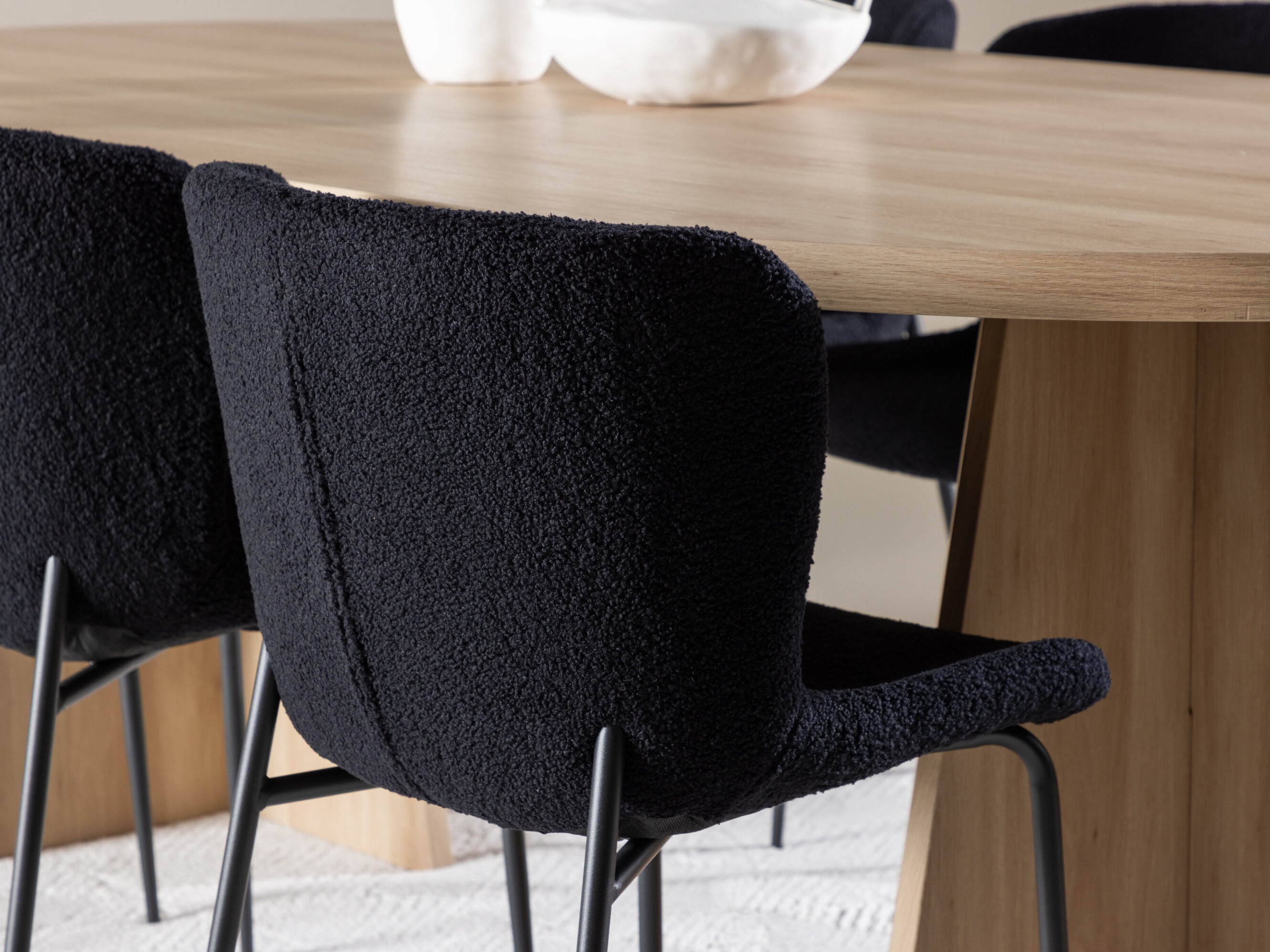 Conjunto para refeições Dallas 4990 (Preto)