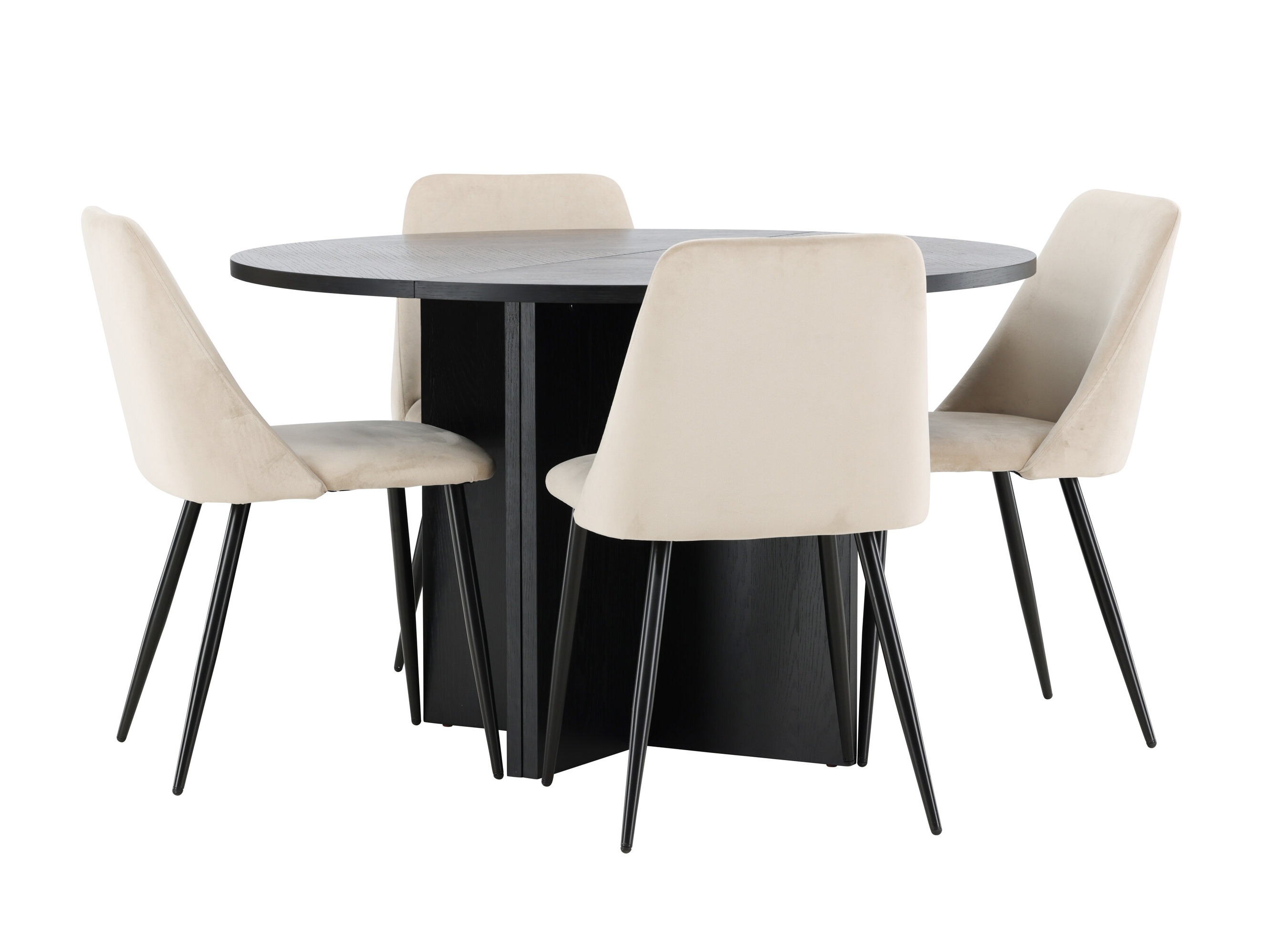 Conjunto para refeições Dallas 4991 (Preto)