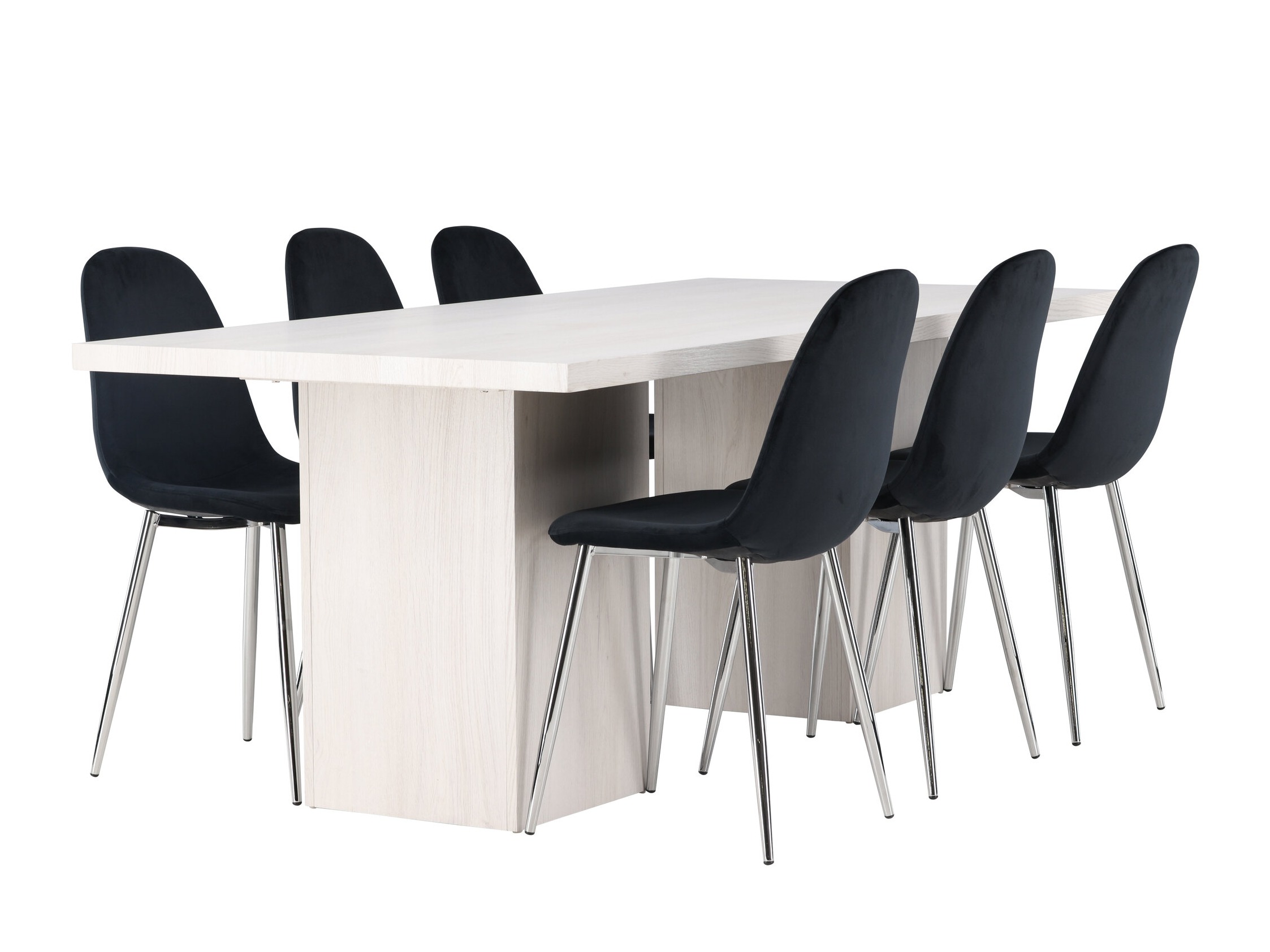 Conjunto para refeições Dallas 4997 (Preto + Prata)