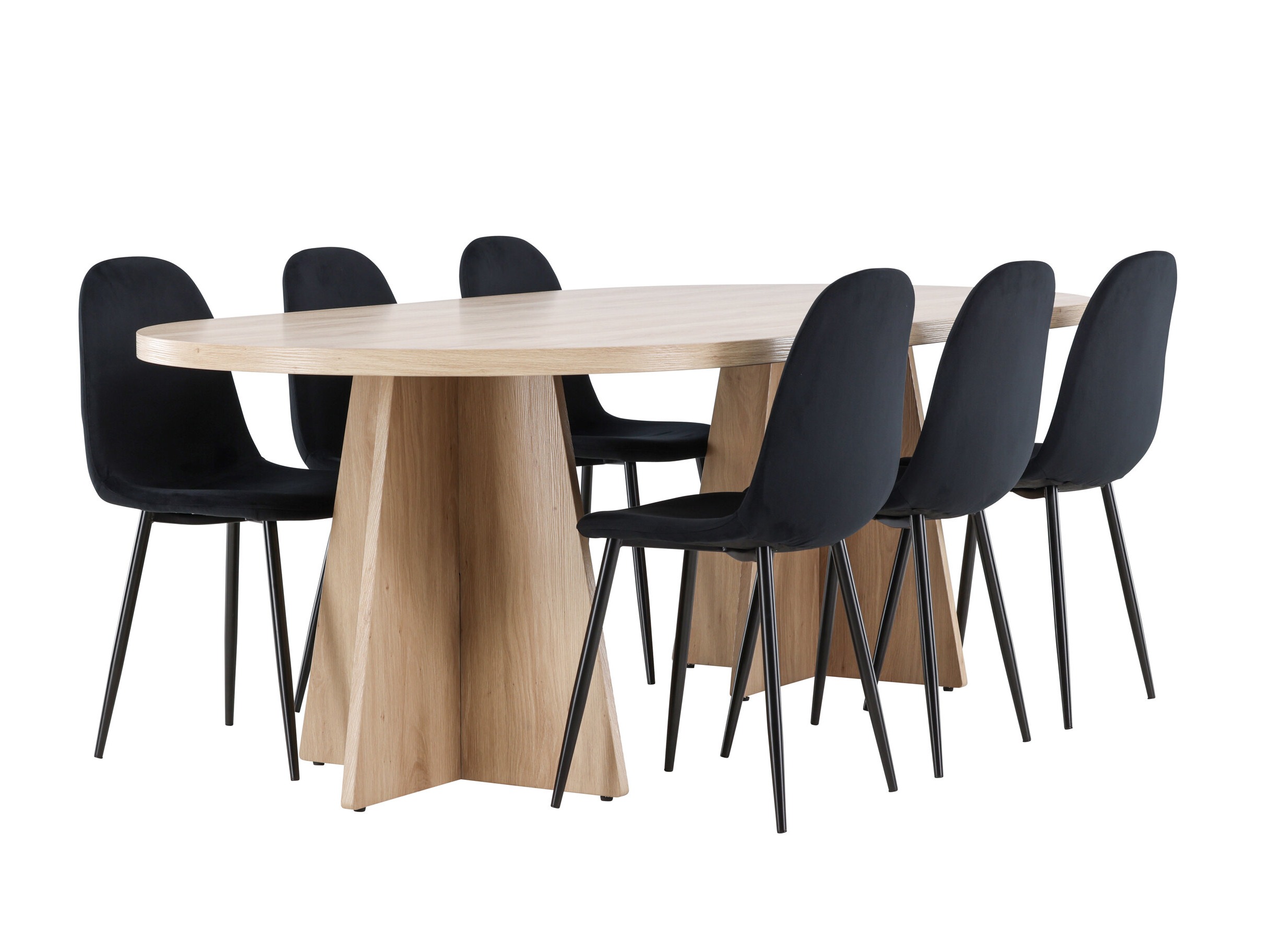 Conjunto para refeições Dallas 4998 (Preto)