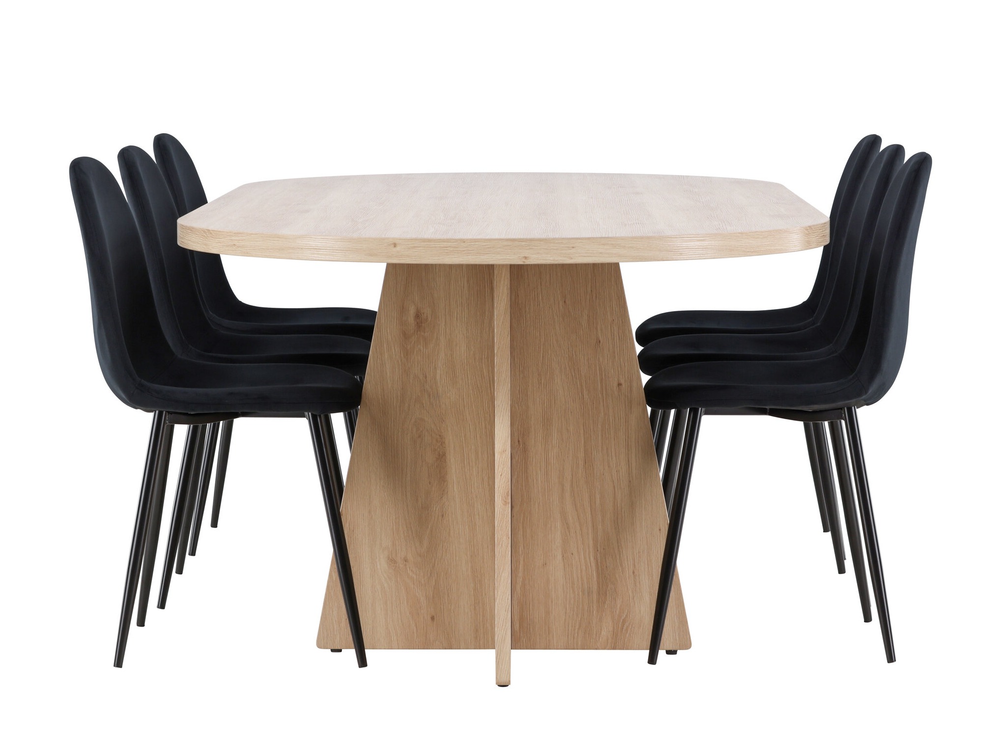 Conjunto para refeições Dallas 4998 (Preto)