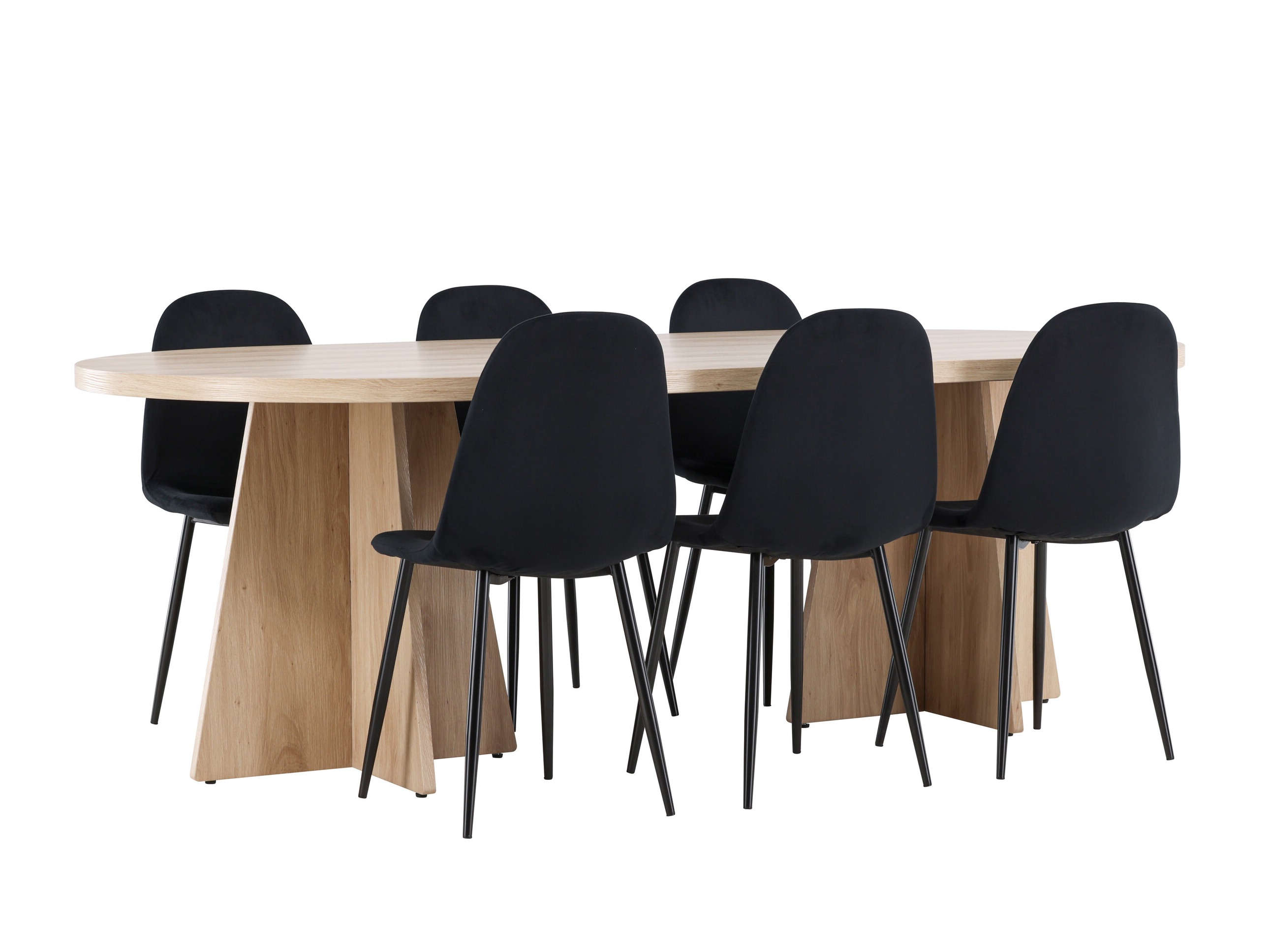 Conjunto para refeições Dallas 4998 (Preto)