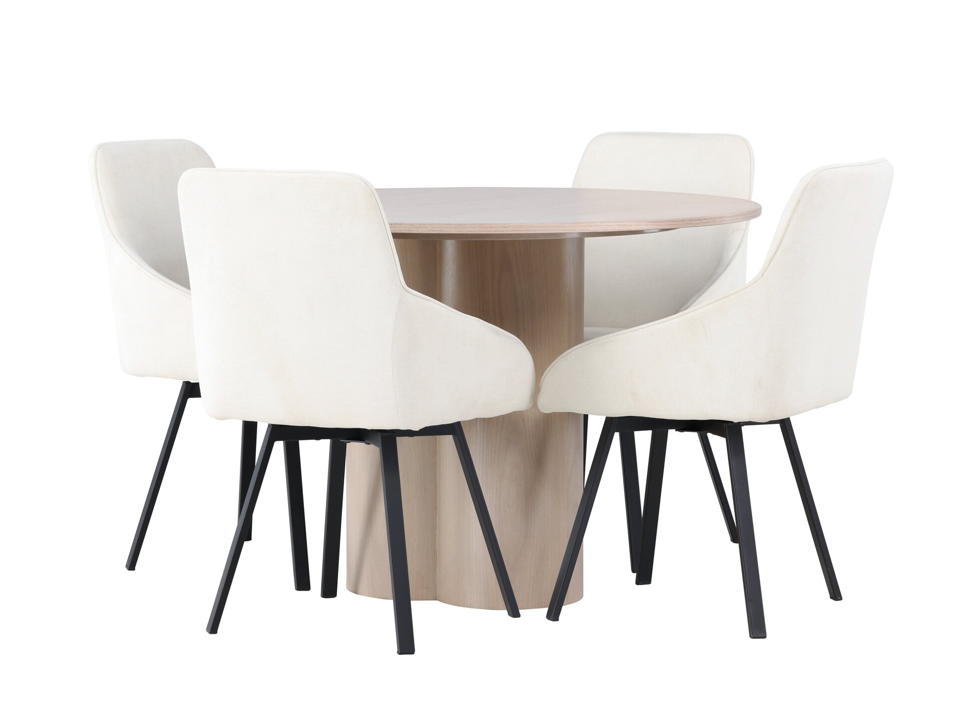 Conjunto para refeições Dallas 5008 (Madeira clara)