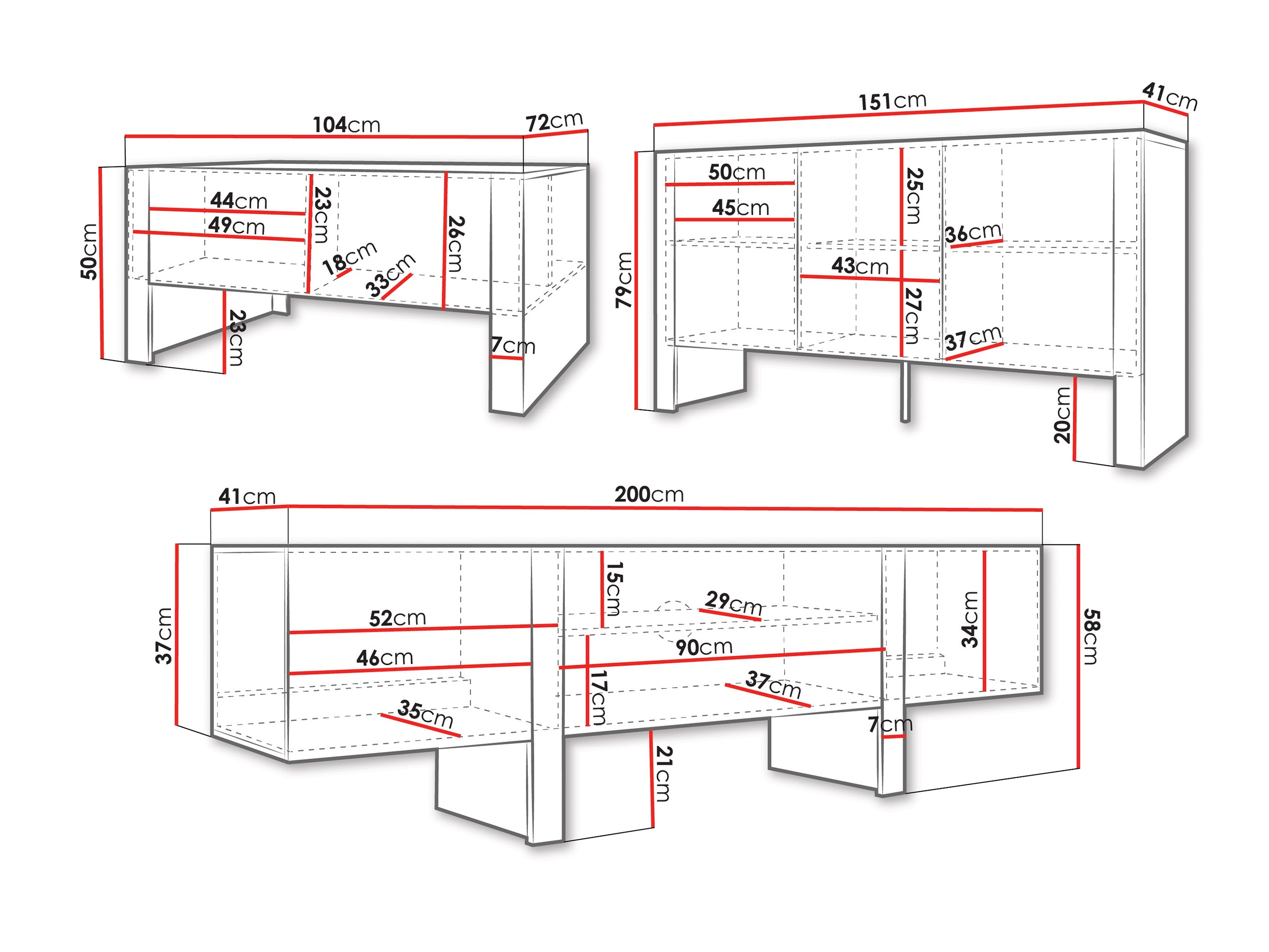 Conjunto para sala de estar Vocio