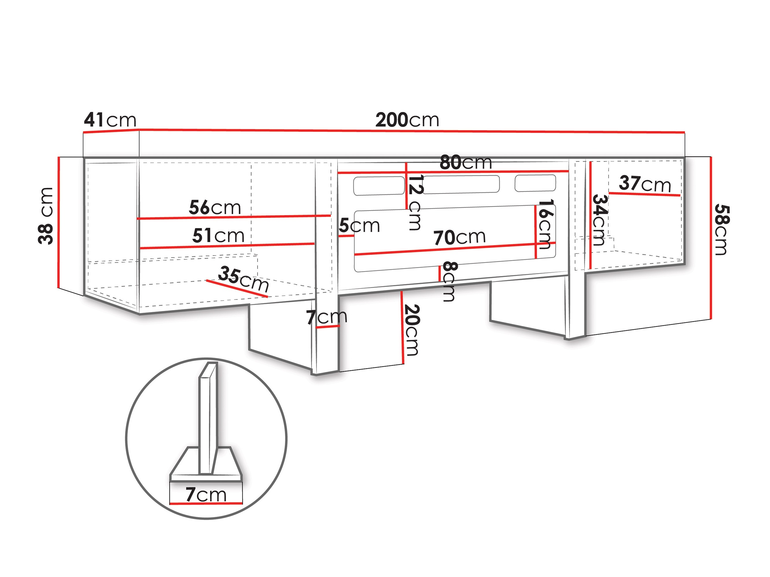 Móvel de TV Sorfloi 103