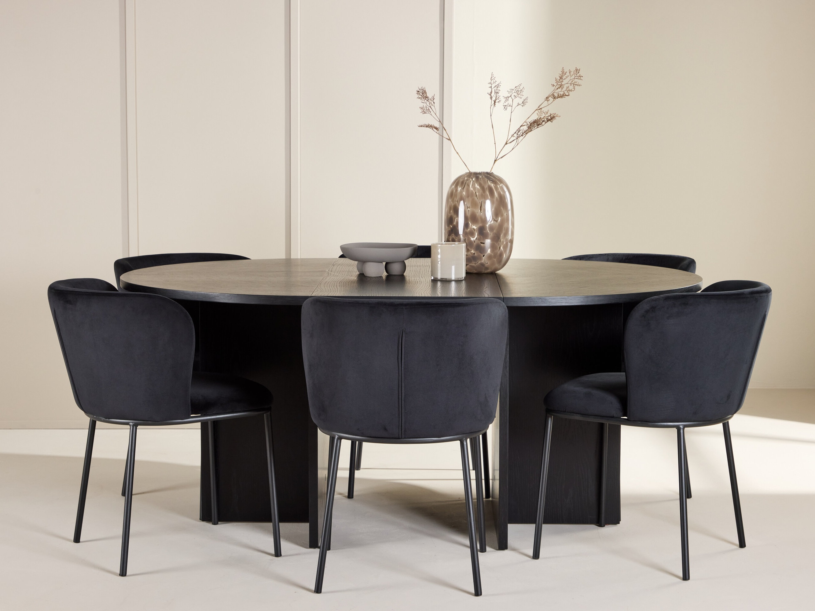 Conjunto para refeições Dallas 5013 (Preto)