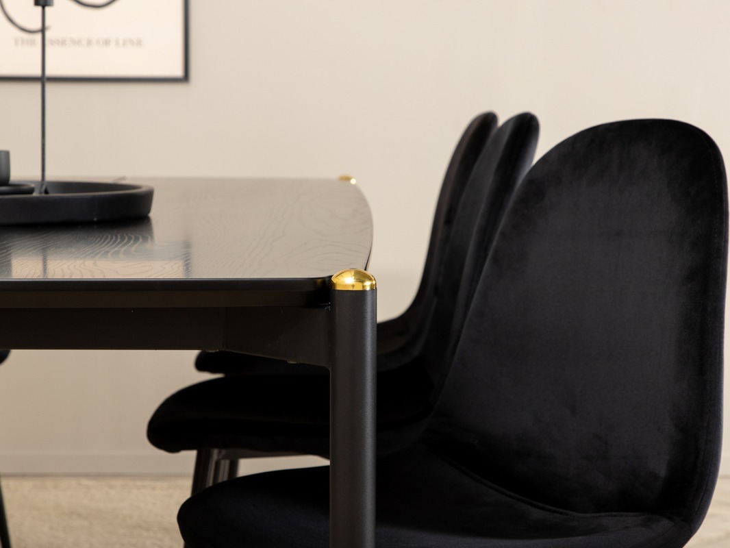 Conjunto para refeições Dallas 5016 (Preto)