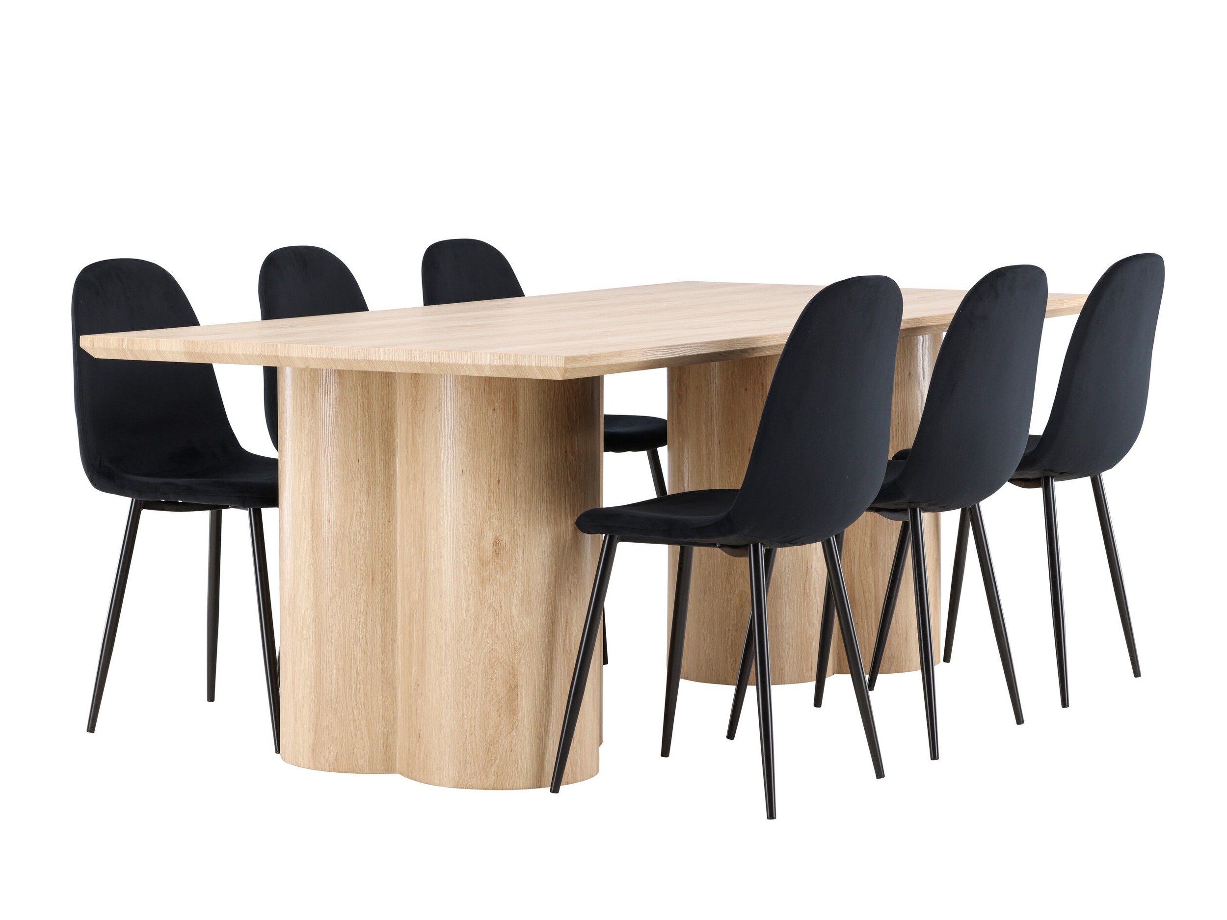 Conjunto para refeições Dallas 5018 (Preto)