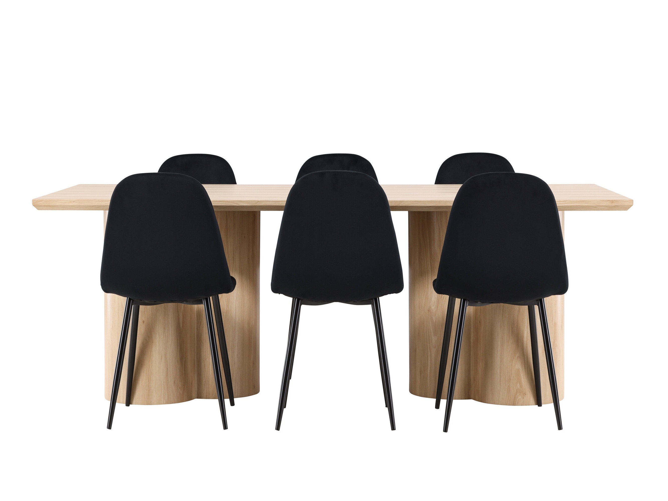 Conjunto para refeições Dallas 5018 (Preto)