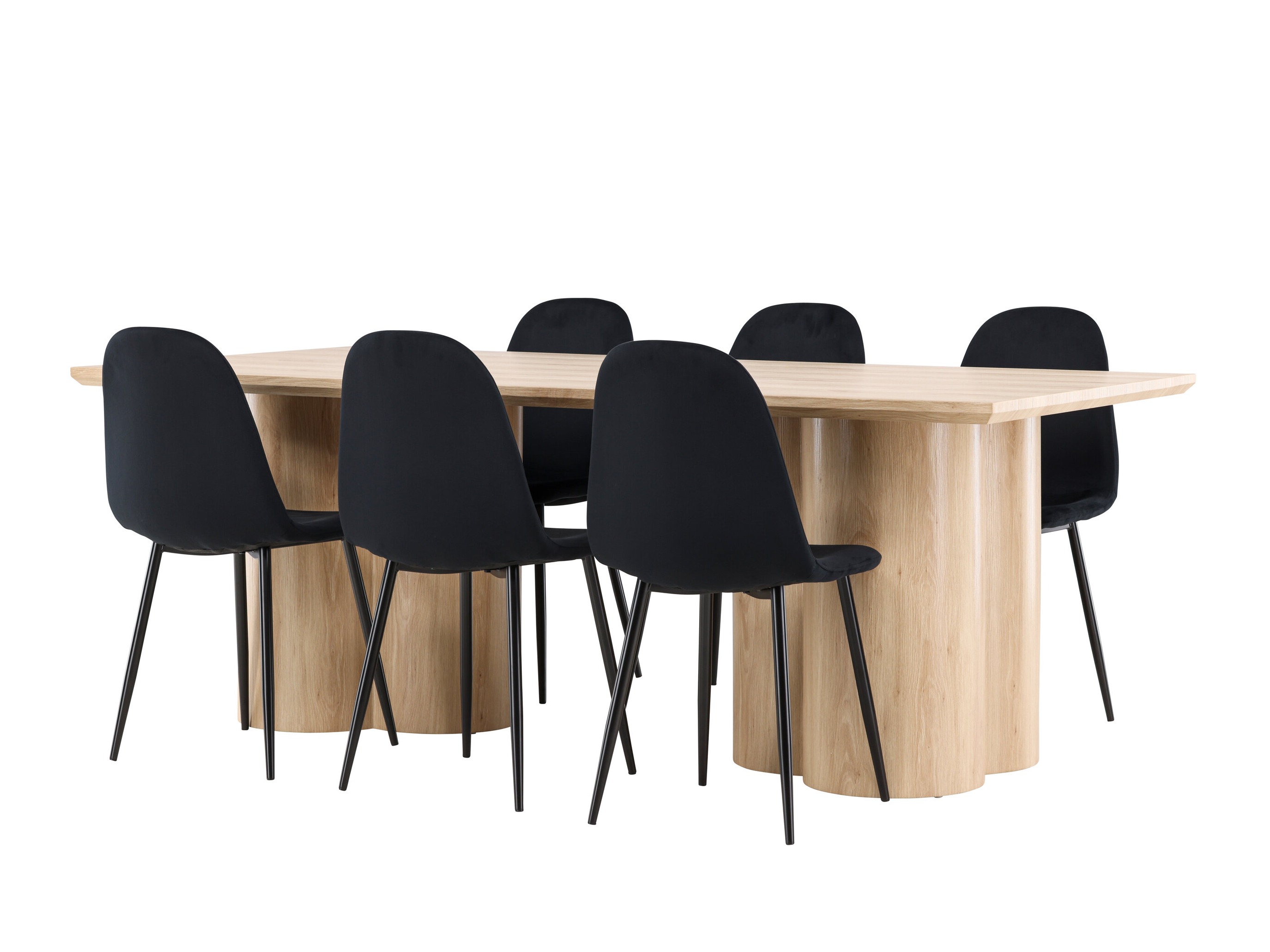 Conjunto para refeições Dallas 5018 (Preto)