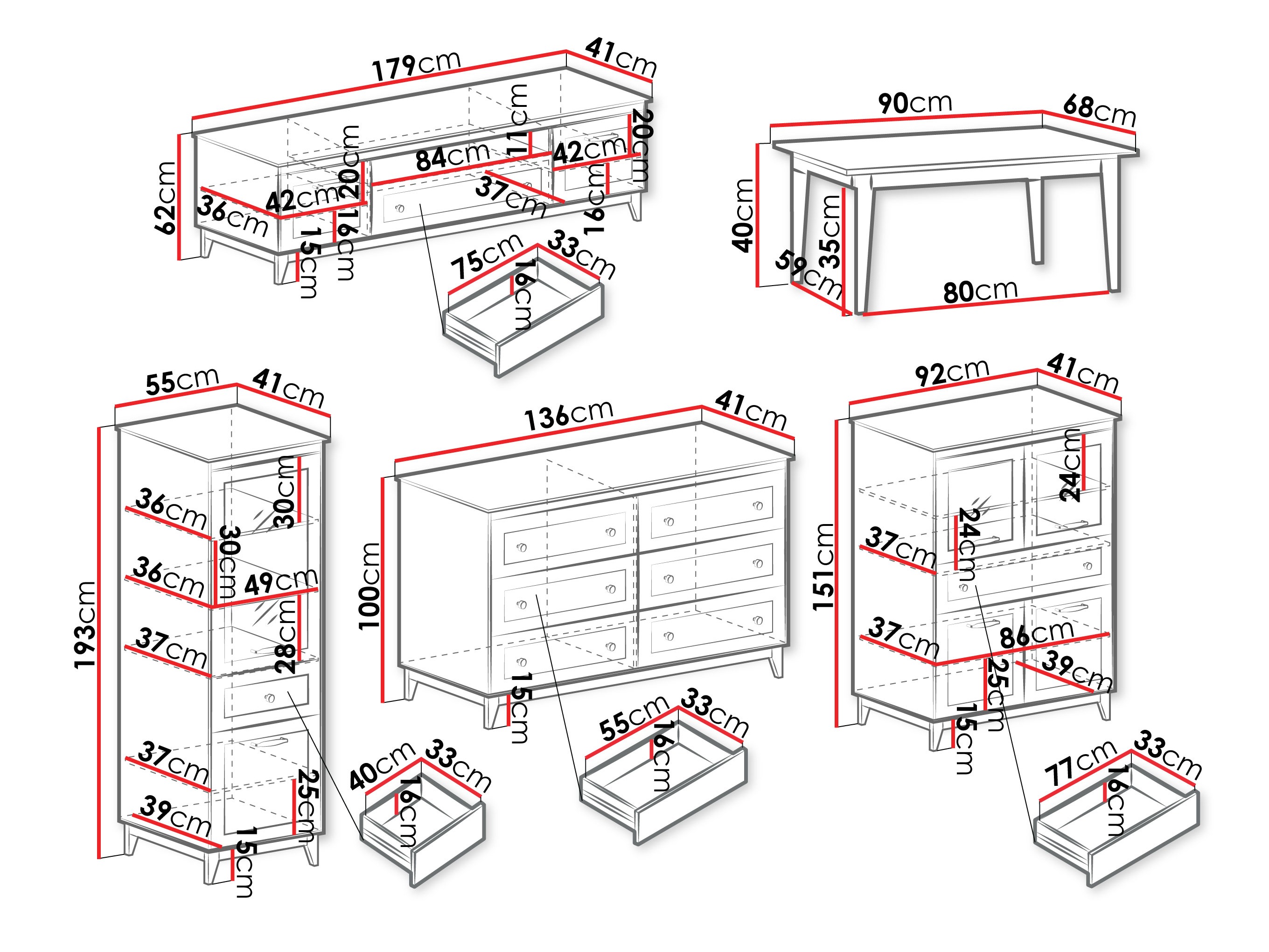 Conjunto para sala de estar Sonfera 112
