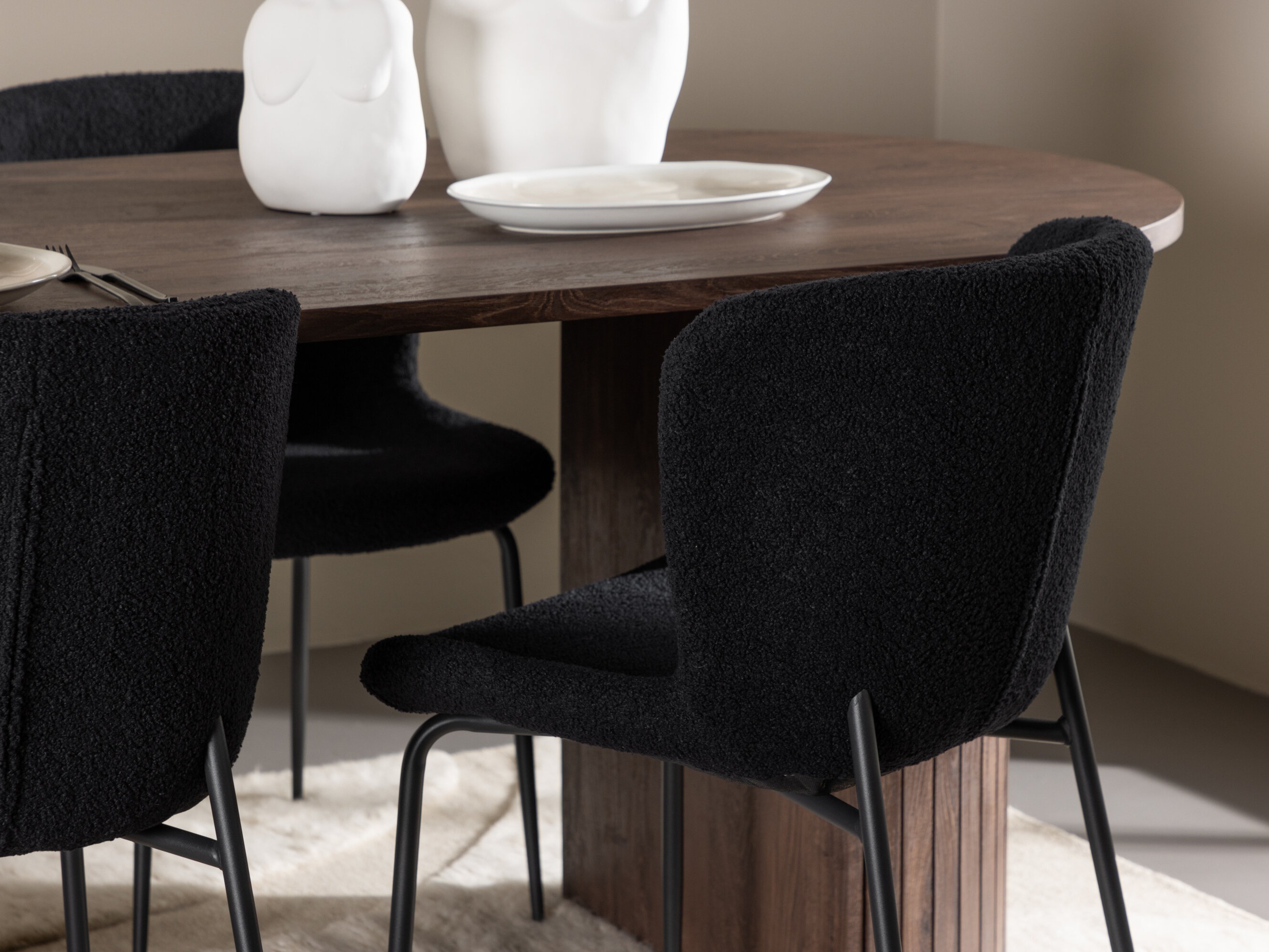 Conjunto para refeições Dallas 5036 (Preto)