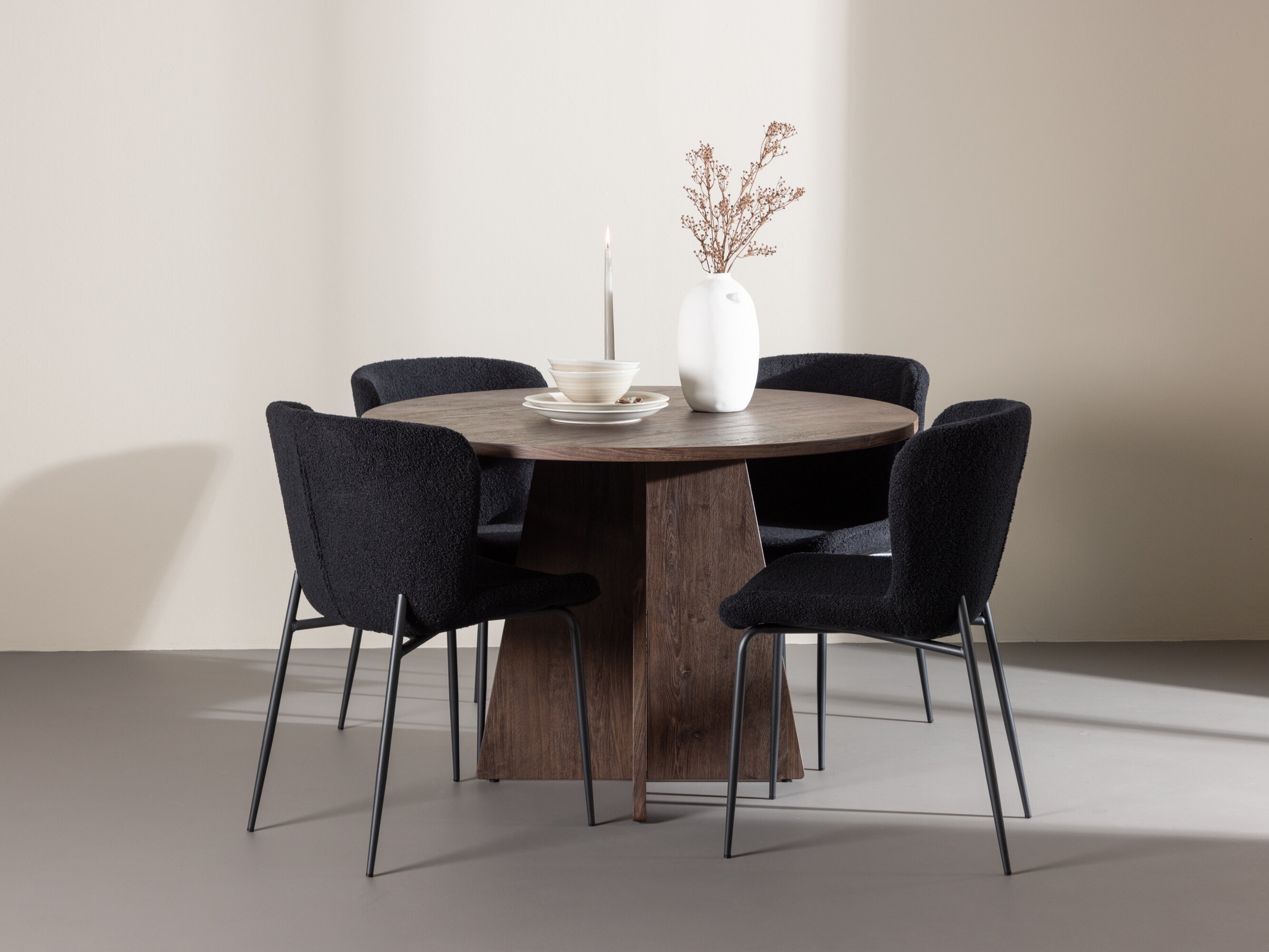 Conjunto para refeições Dallas 5051 (Preto)