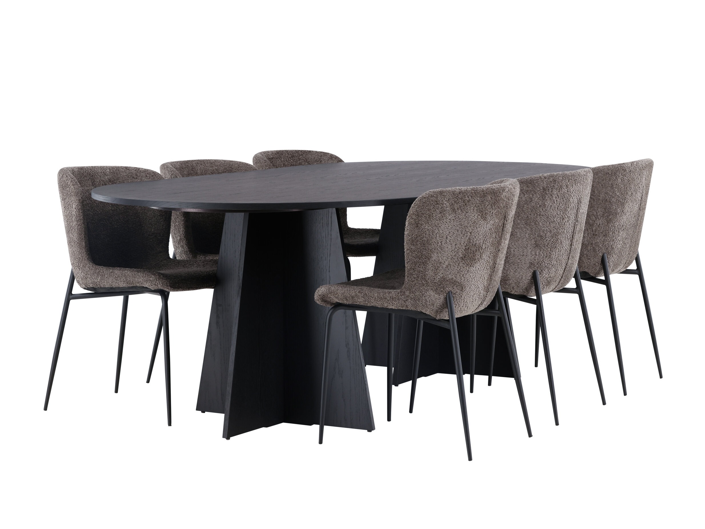 Conjunto para refeições Dallas 5052 (Castanho)