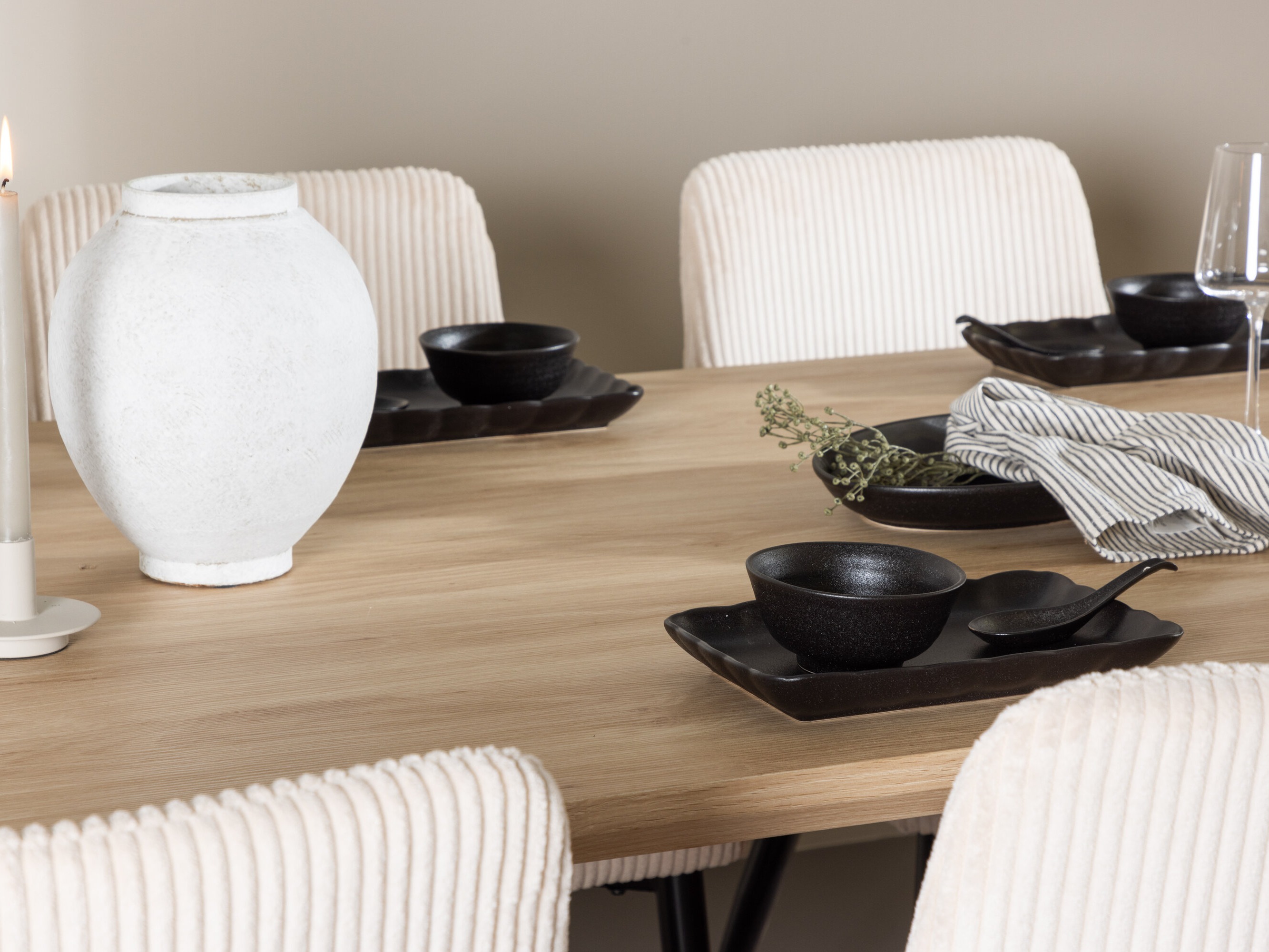 Conjunto para refeições Dallas 5179 (Madeira clara)