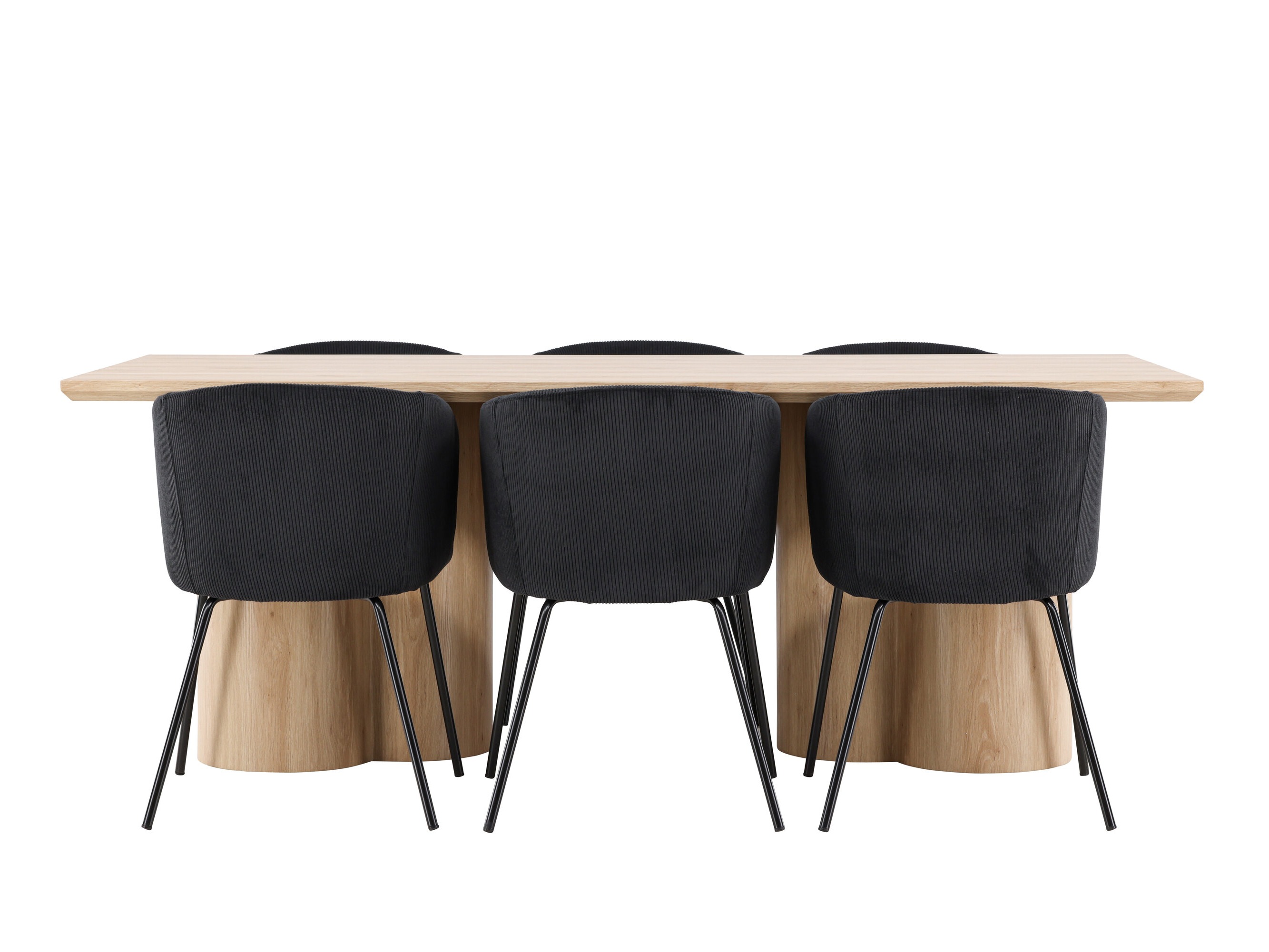 Conjunto para refeições Dallas 5181 (Madeira clara)
