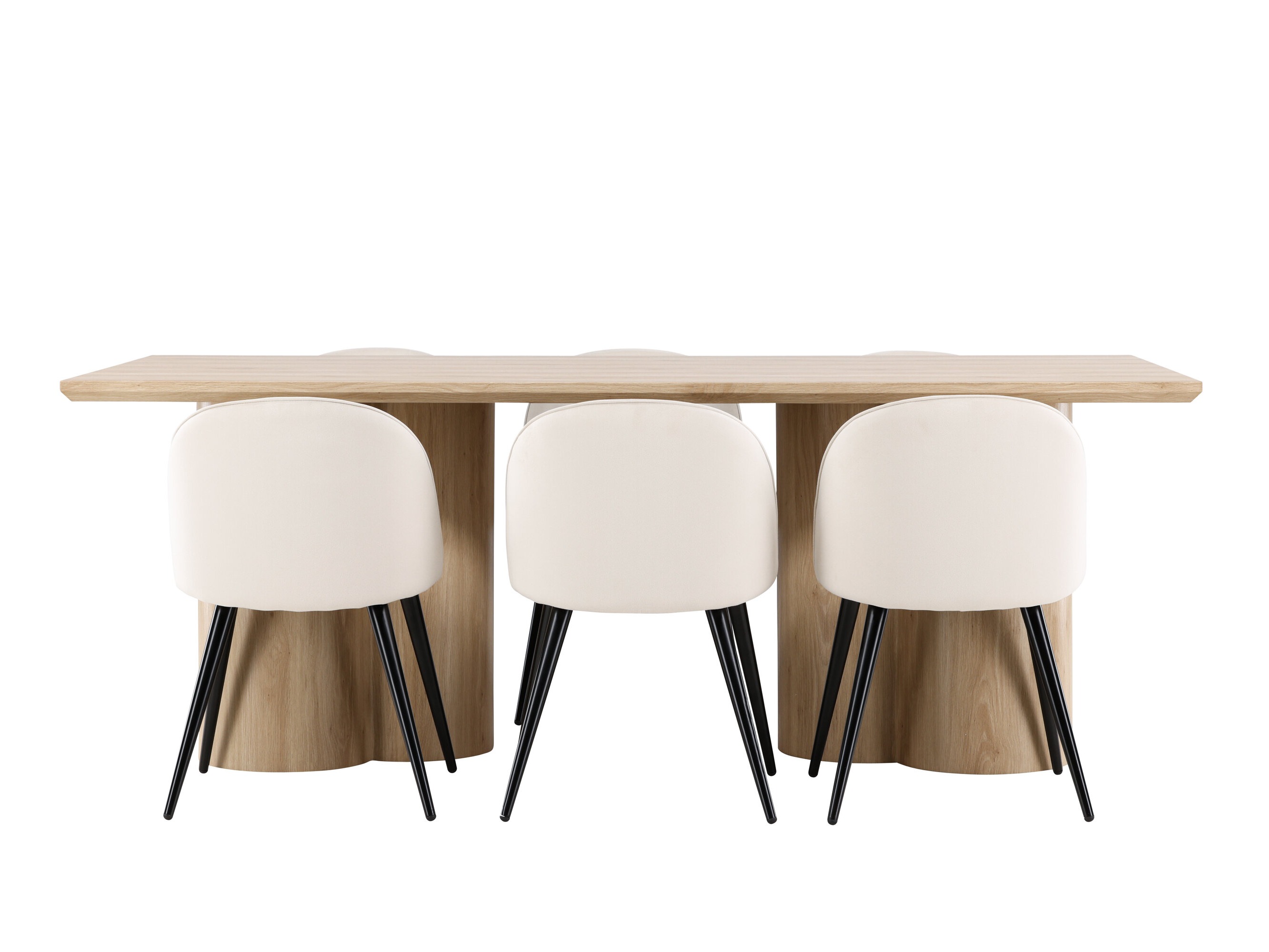 Conjunto para refeições Dallas 5330 (Madeira clara)