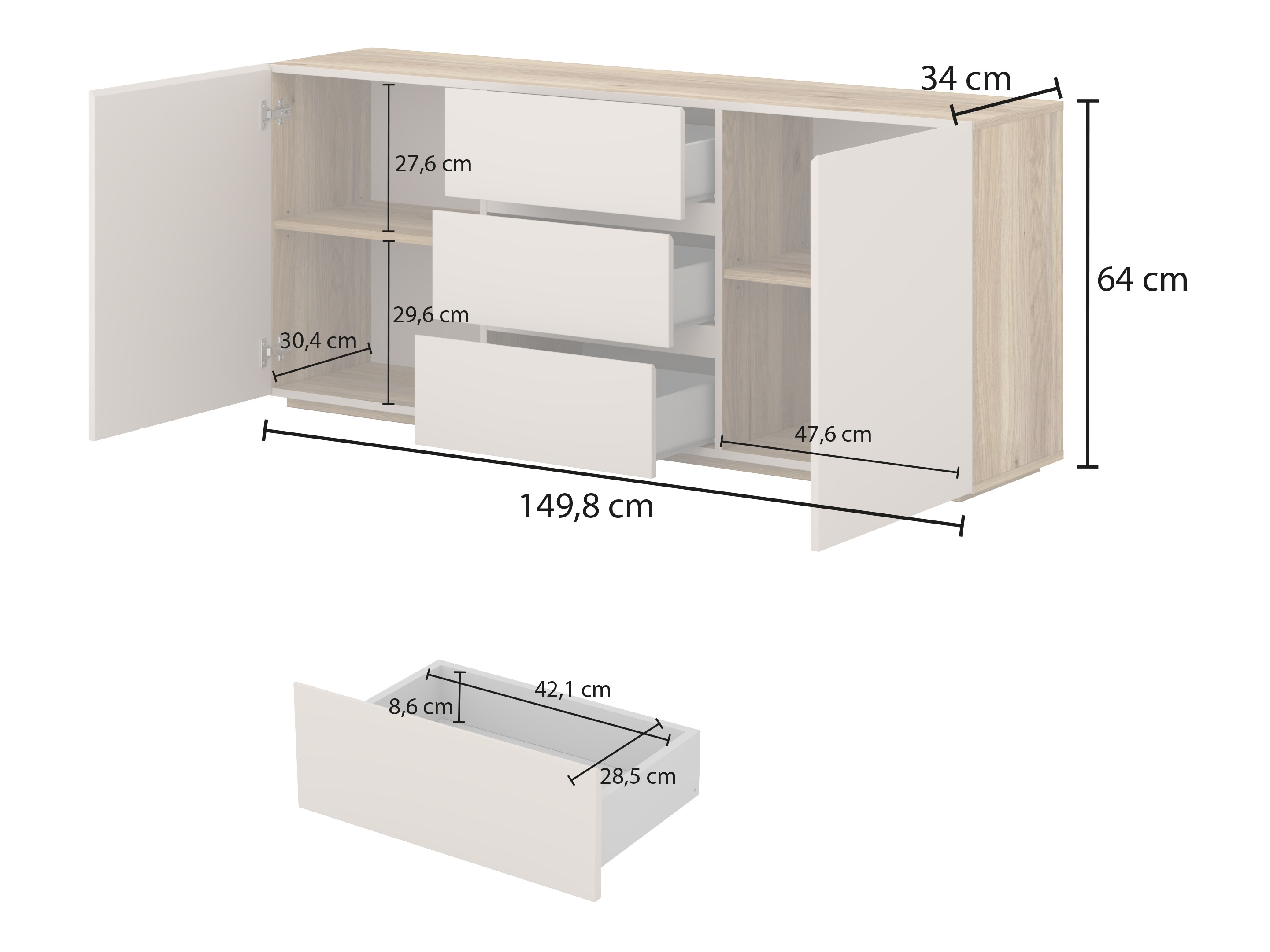 Conjunto para sala de estar Alsono 105