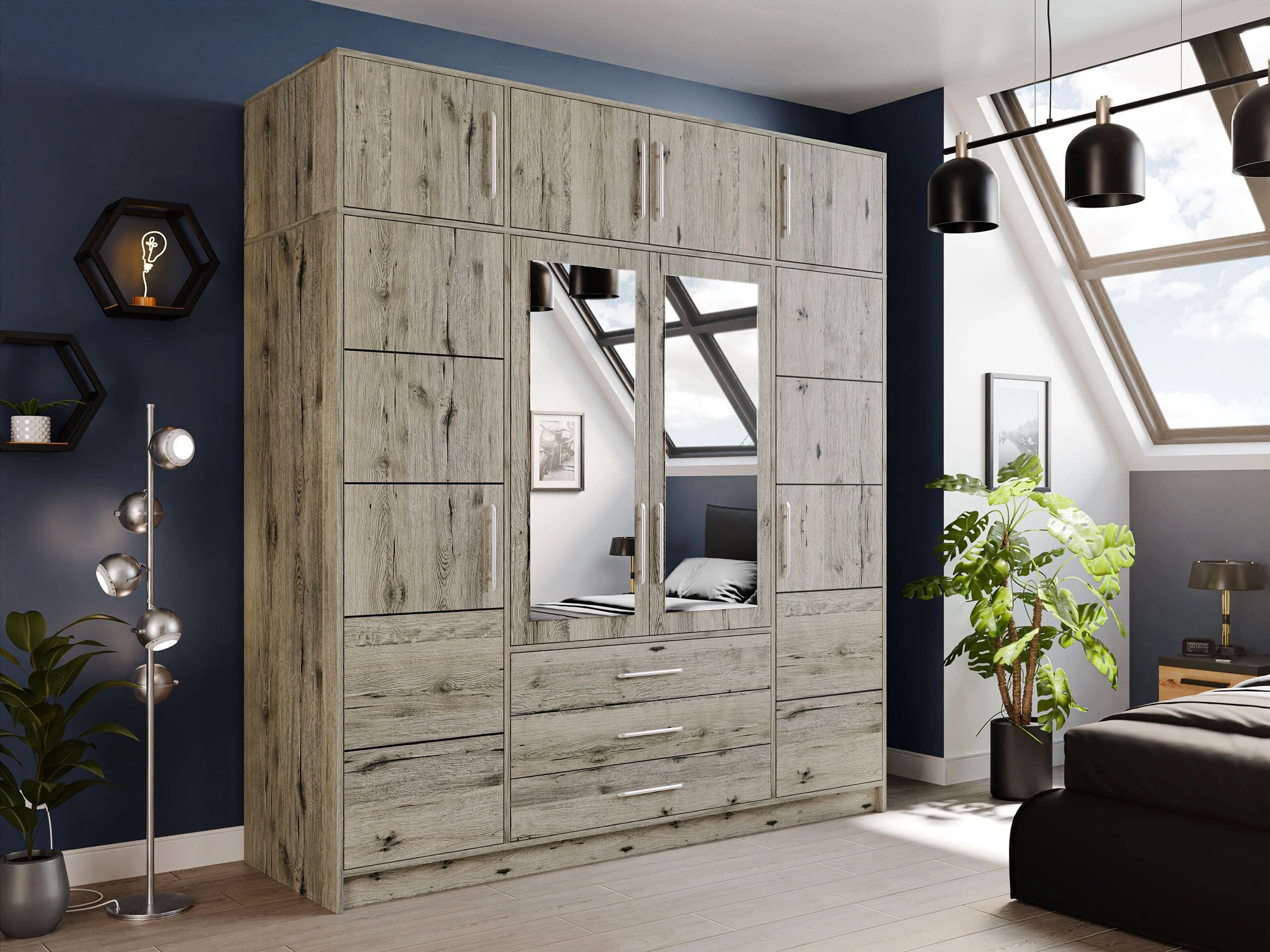 Roupeiro Dortivu 147 (Carvalho wellington)