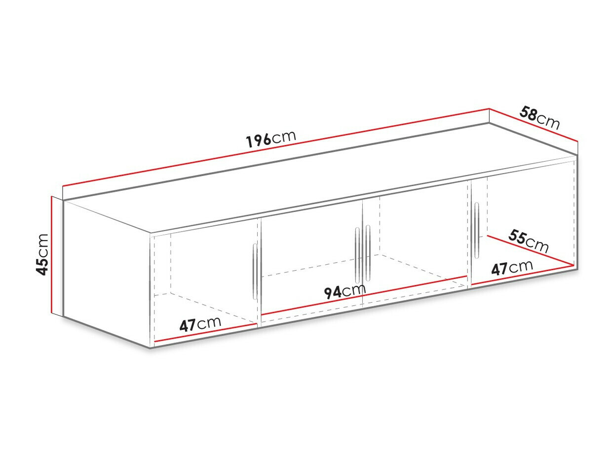 Roupeiro Dortivu 147 (Carvalho wellington)