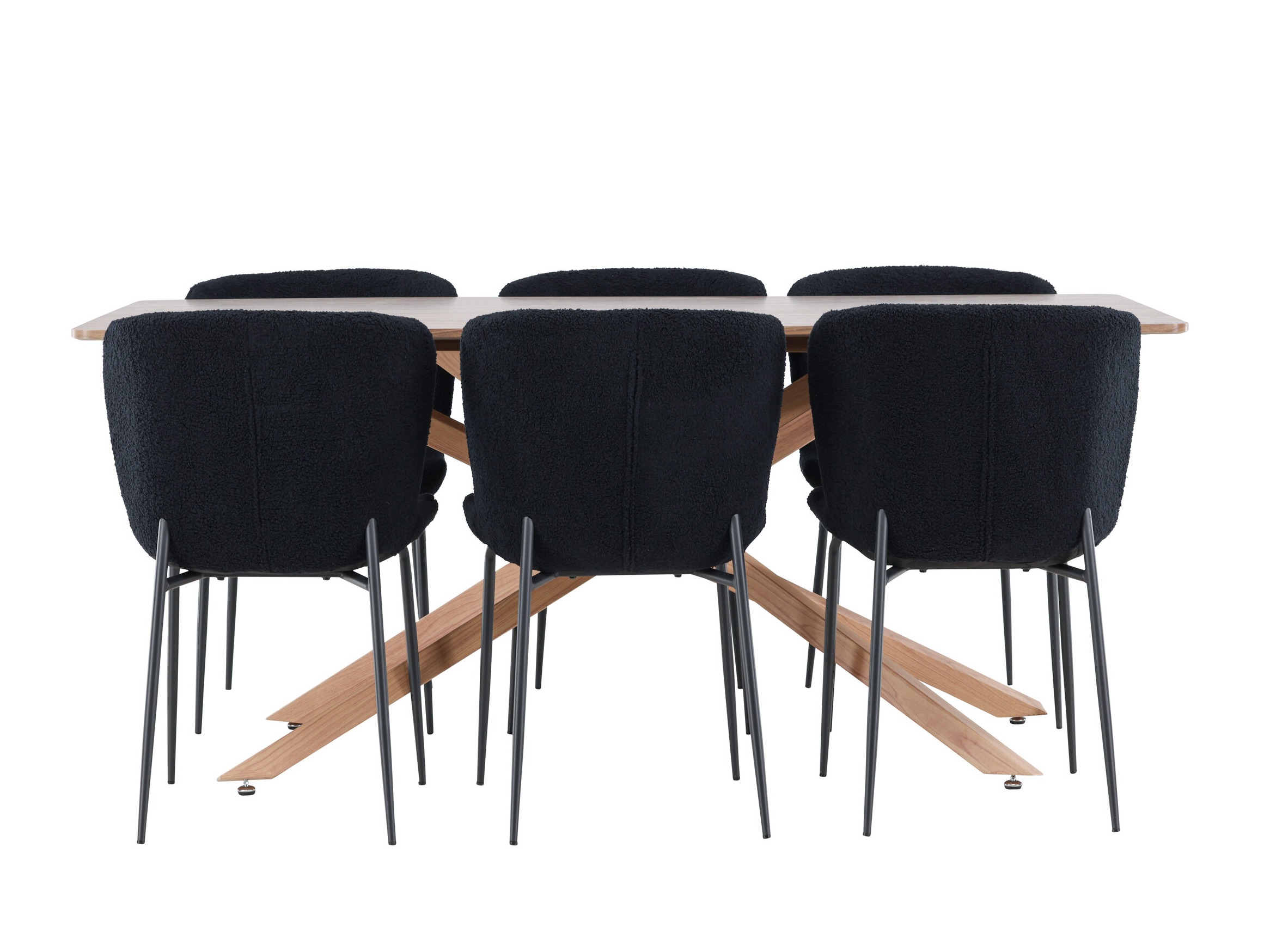 Conjunto para refeições Dallas 5102 (Preto)