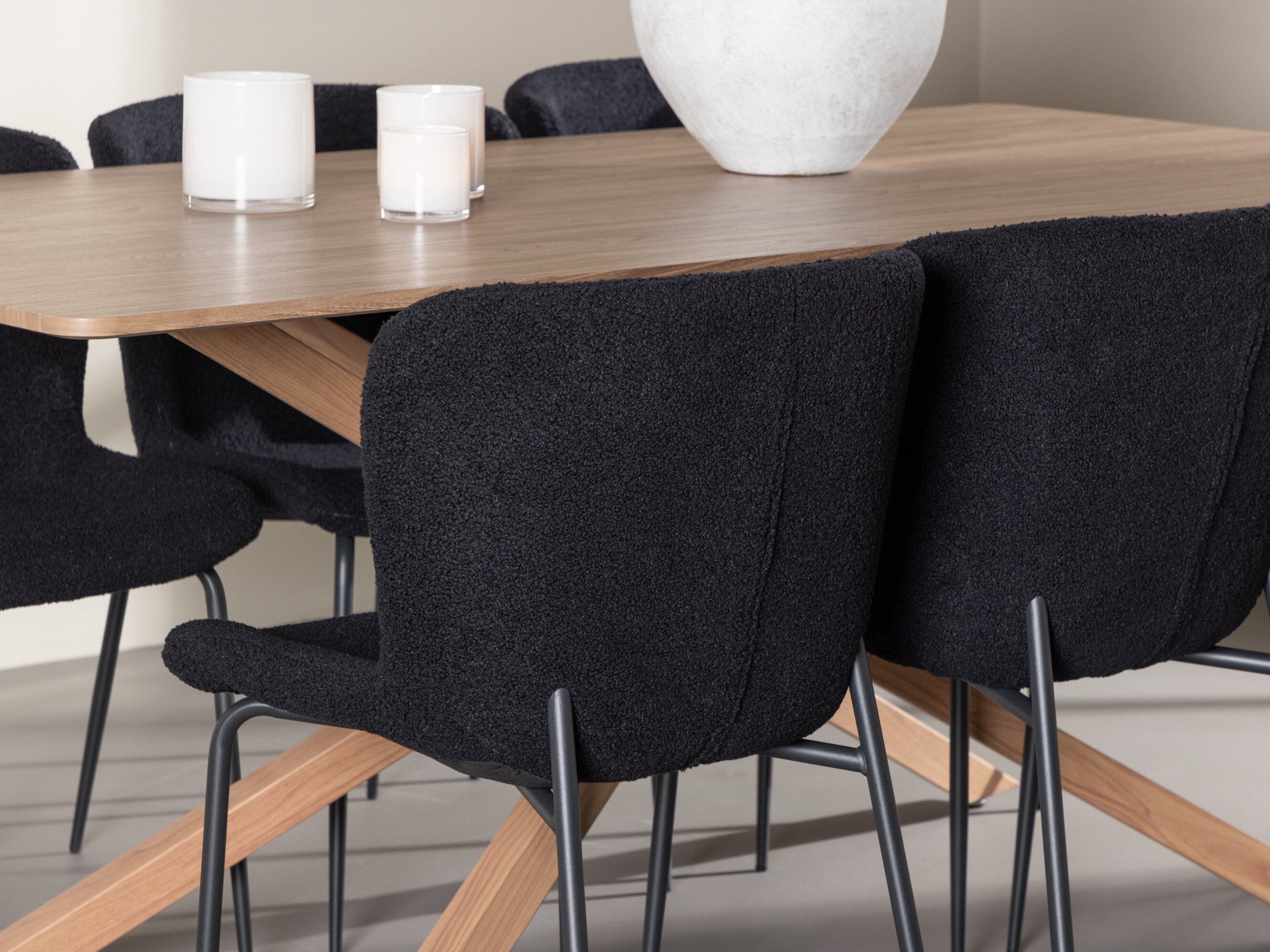 Conjunto para refeições Dallas 5102 (Preto)