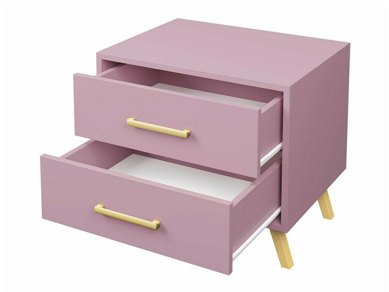 Mesa de cabeceira Rosa (Verde + Dourado)