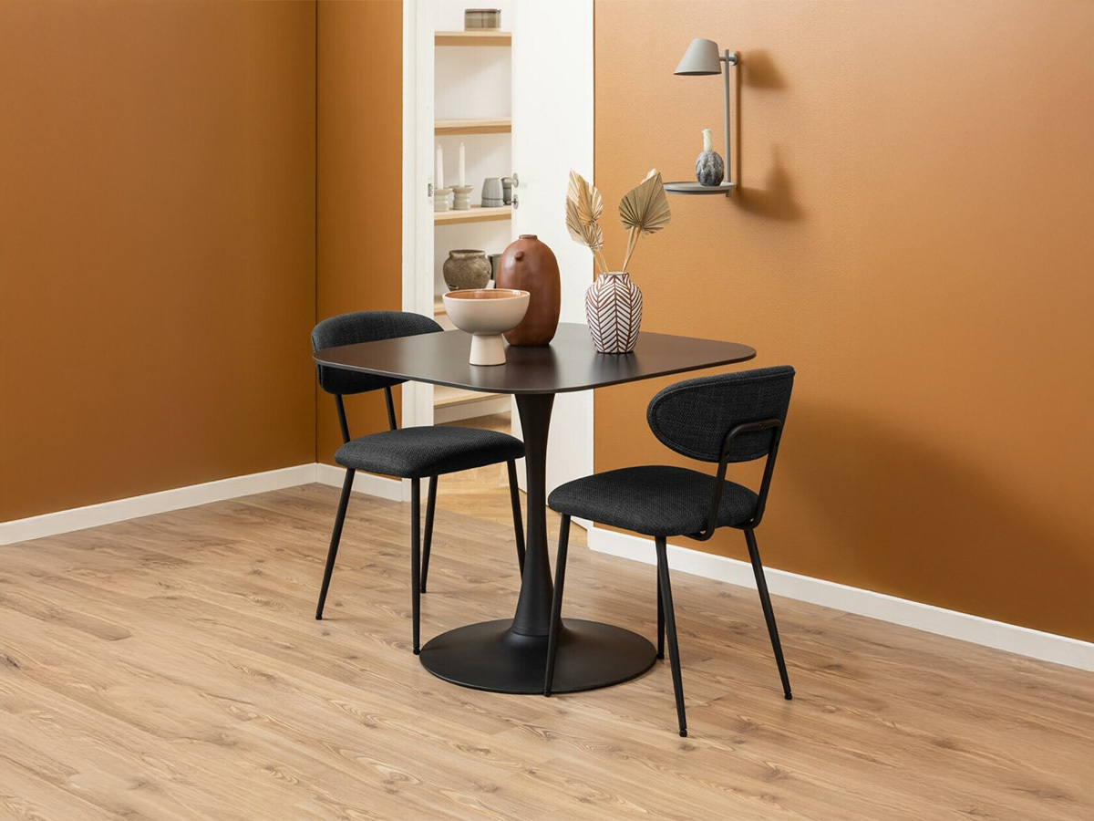 Mesa Norsica 690 (Preto + Mármore preto)