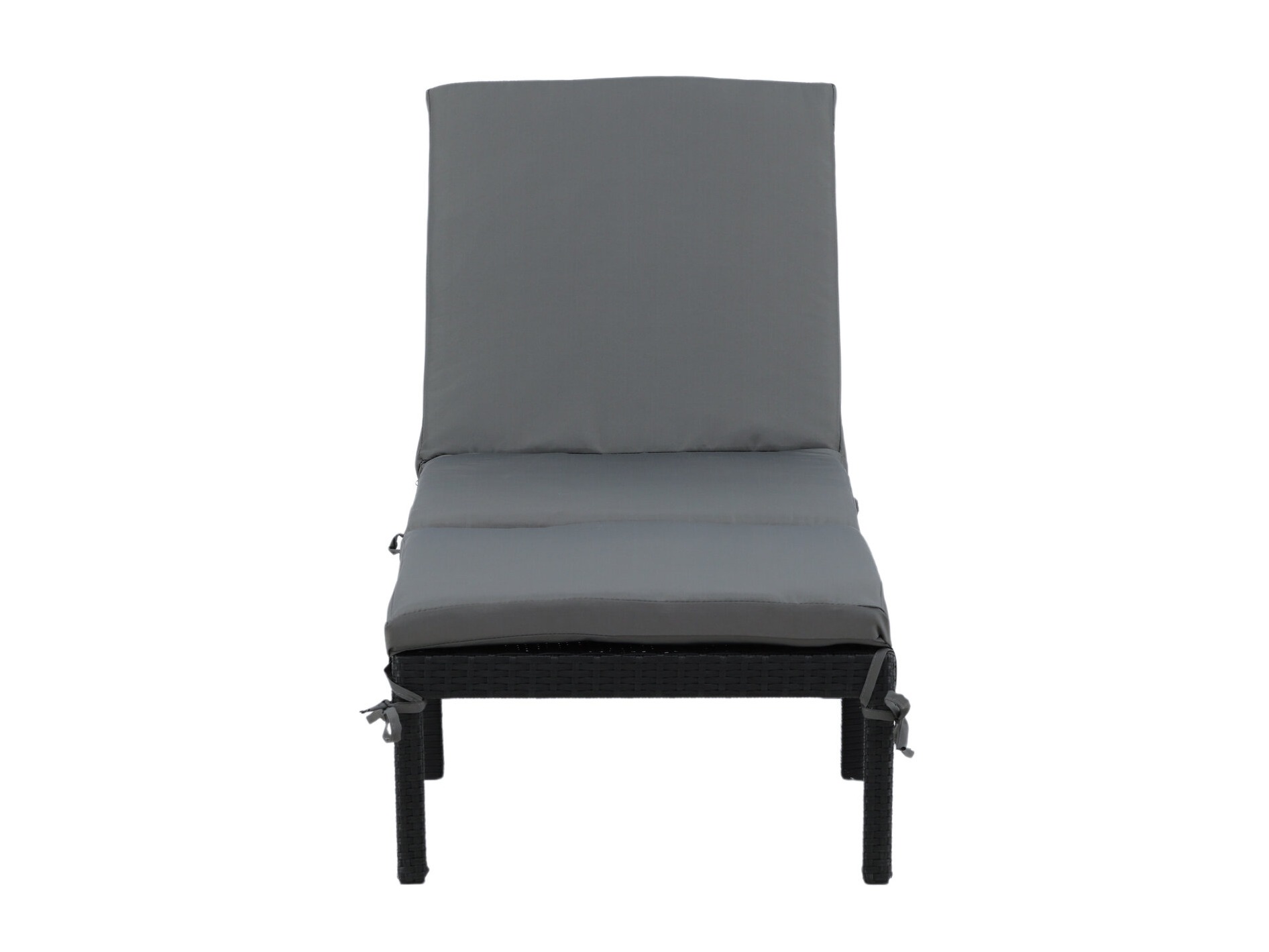 Cadeirão para o exterior Dallas 904 (Preto + Cinzento)