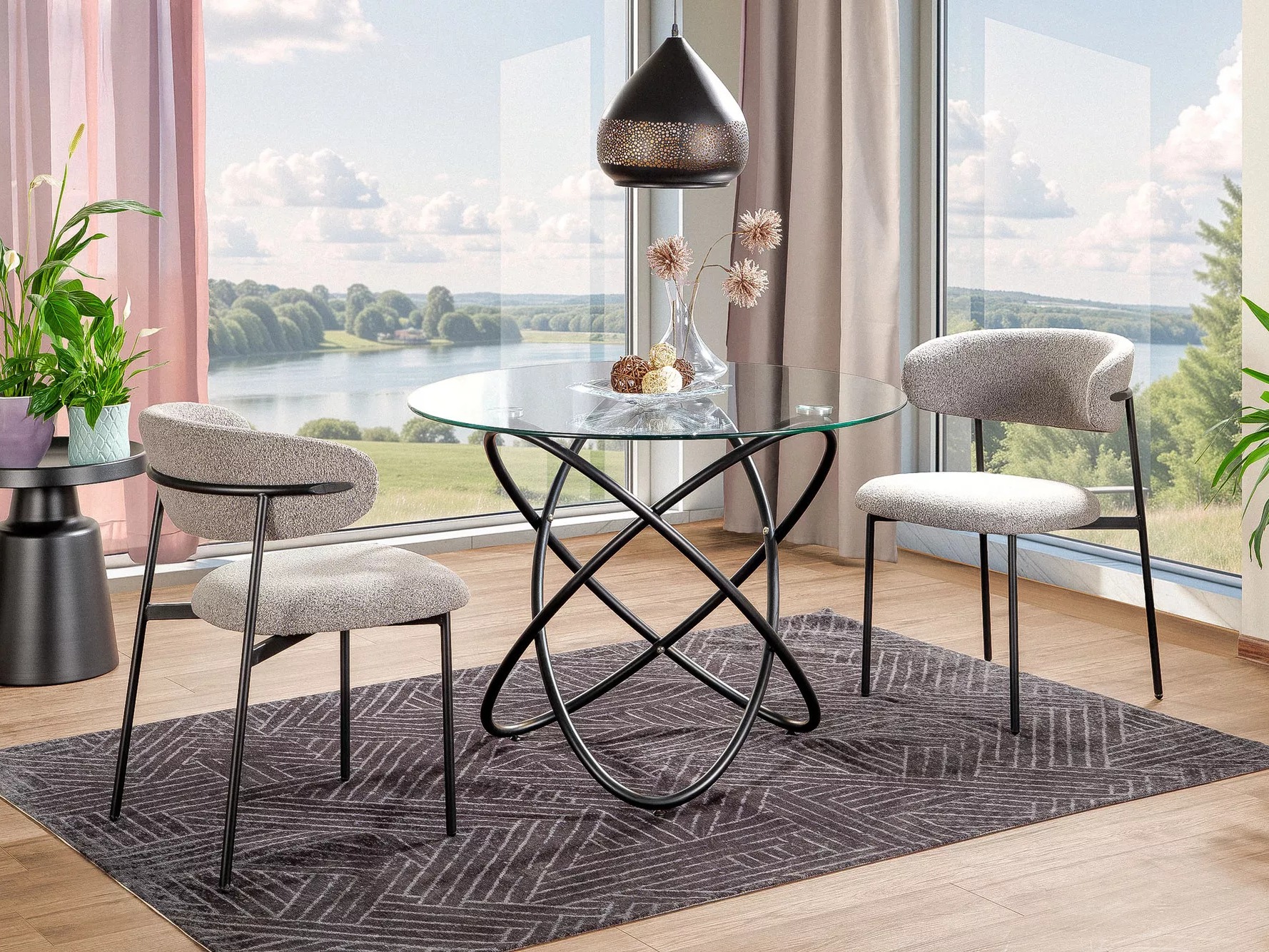 Mesa Detroit 933 (Preto)