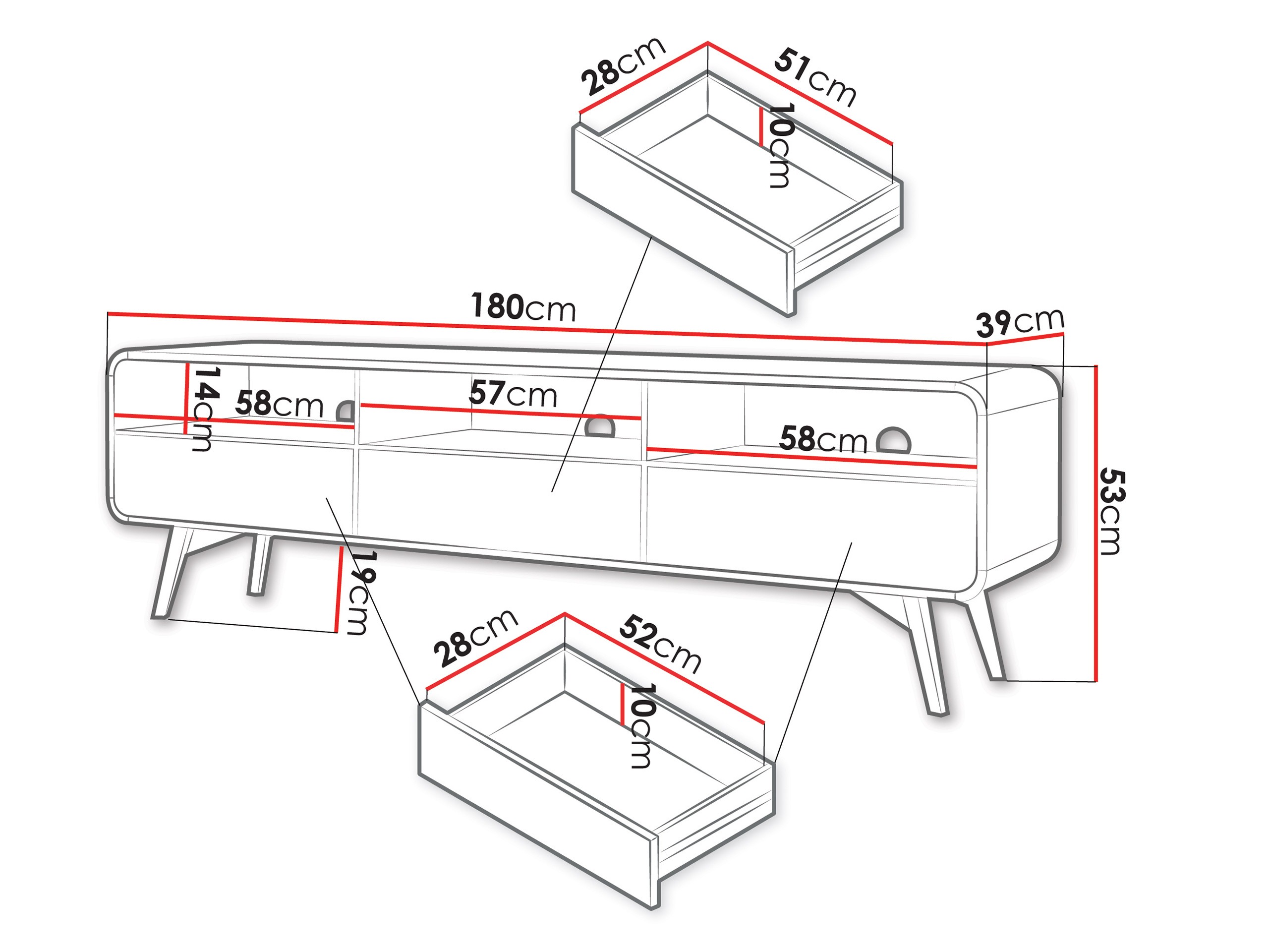 Móvel de TV Talsalo 103
