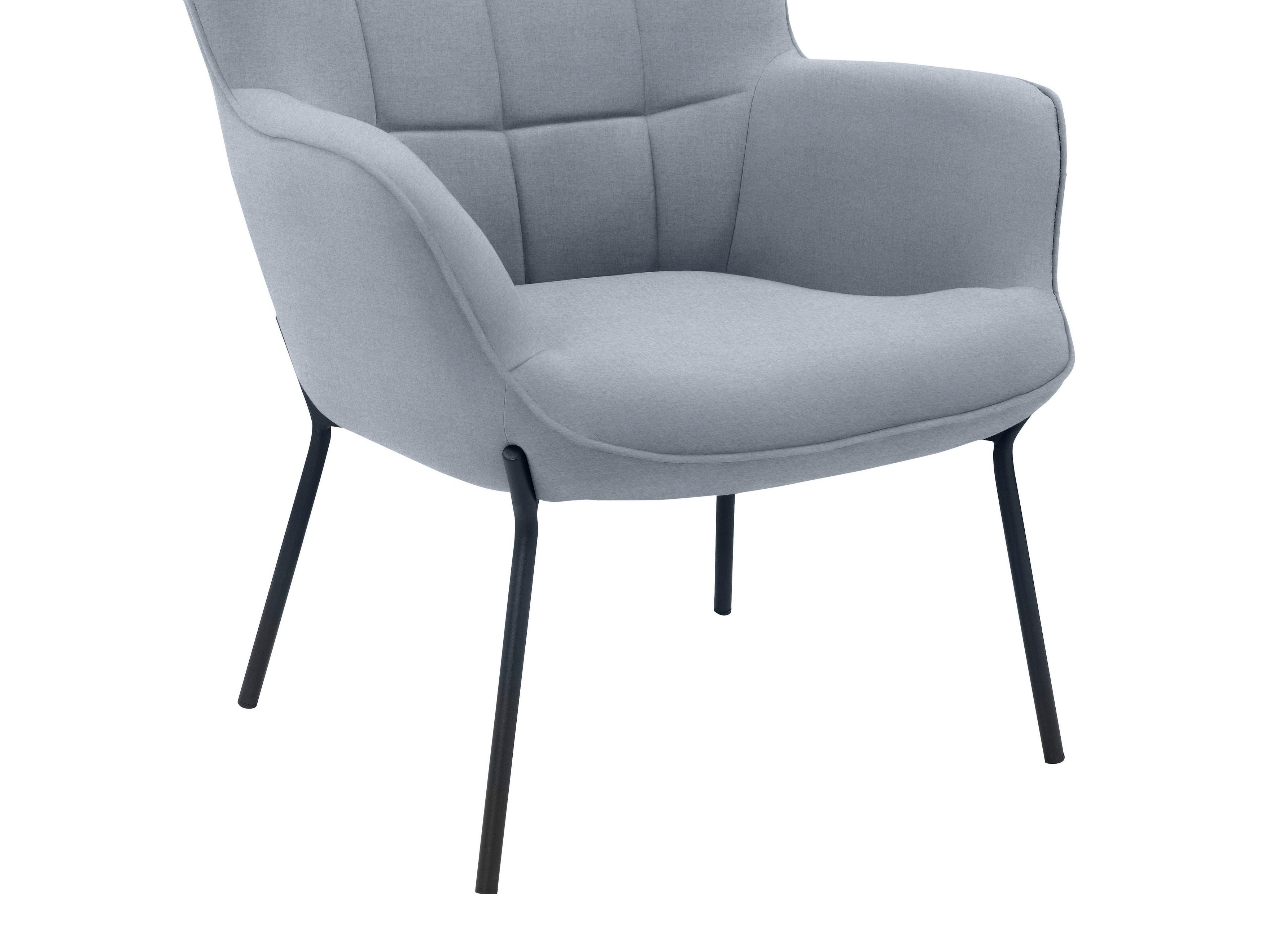 Poltrona Denton 1008 (Cinzento claro)