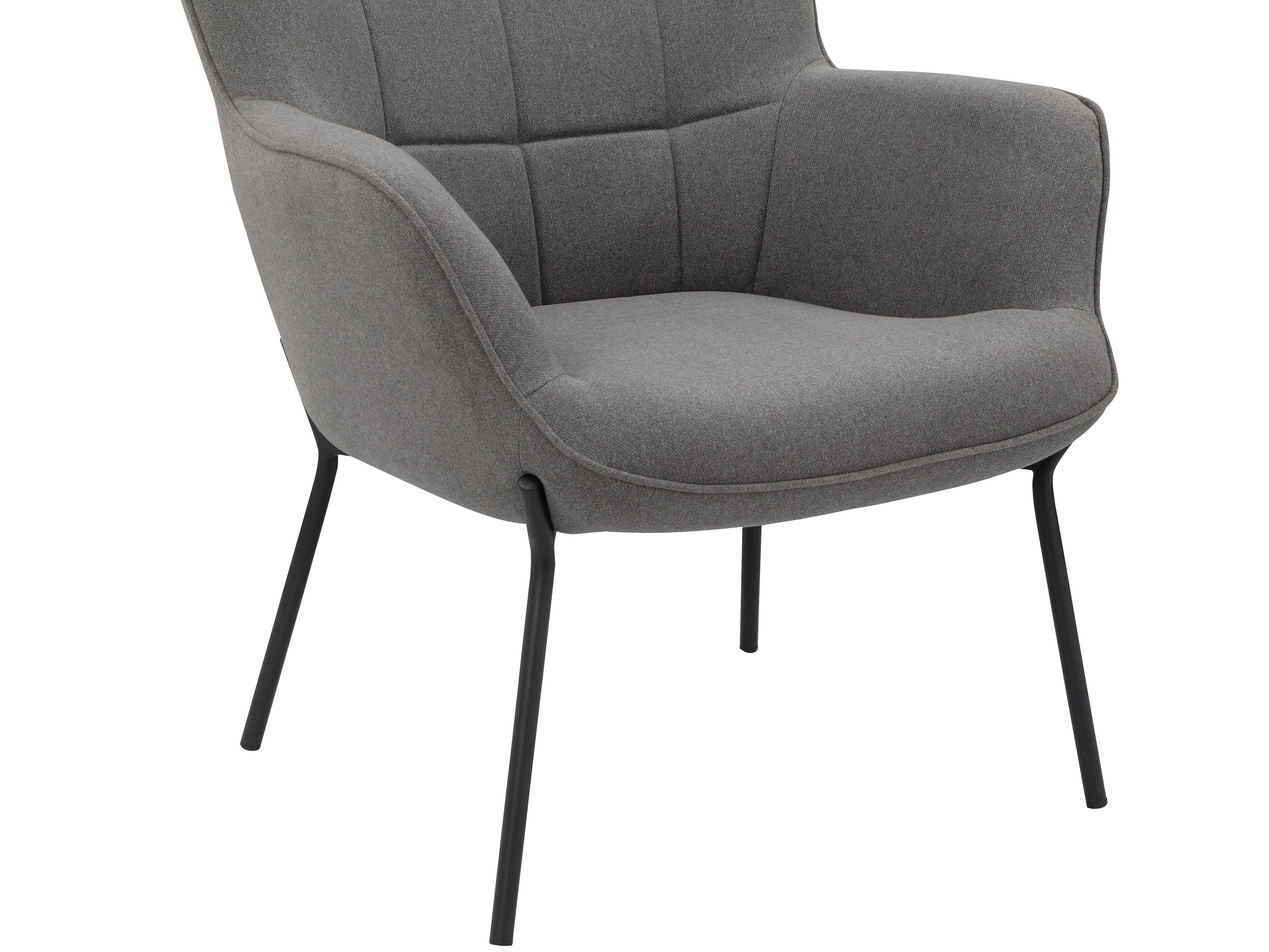 Poltrona Denton 1008 (Cinzento escuro)