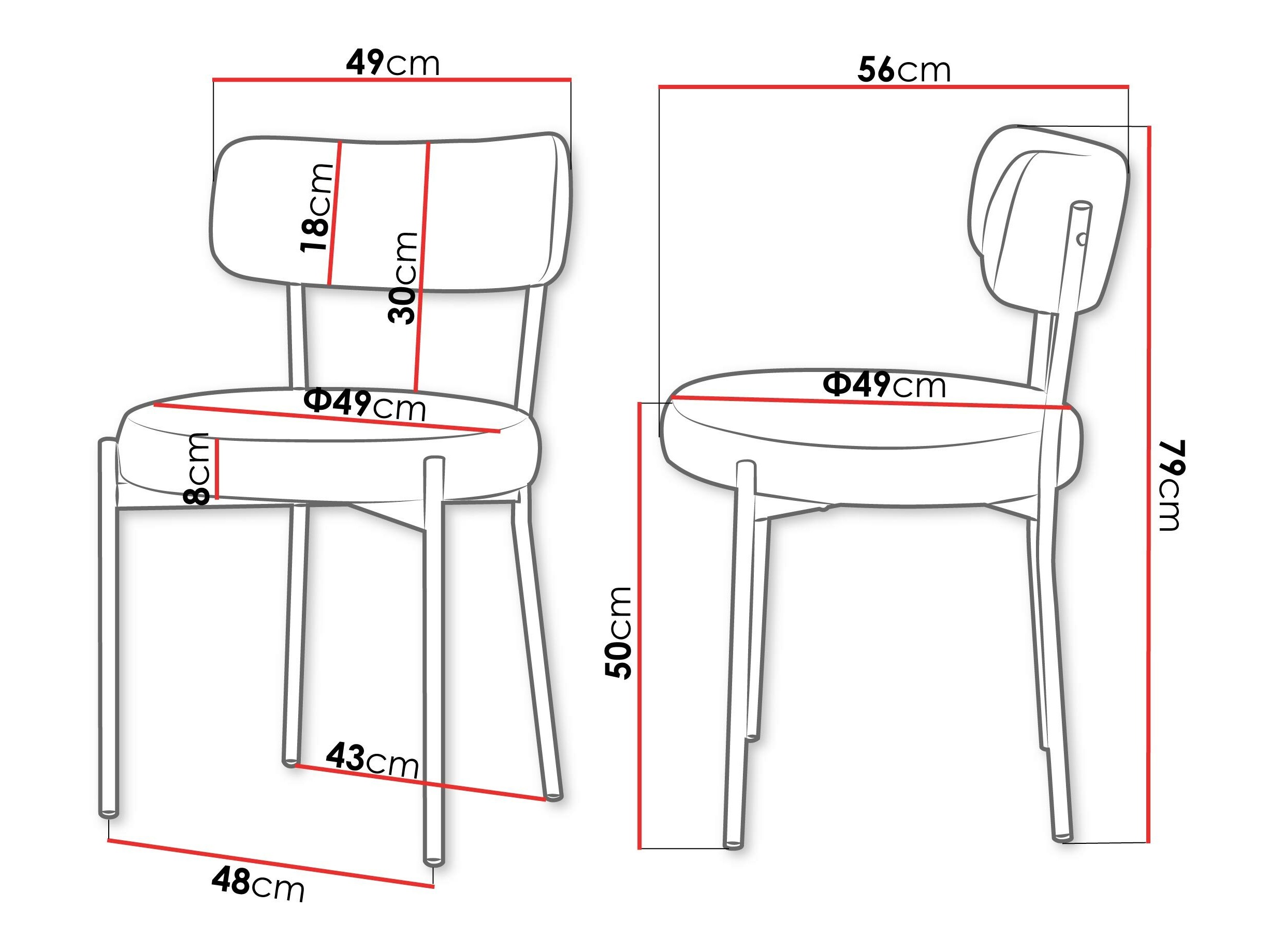 Cadeira Comfivo 470 (Creme)