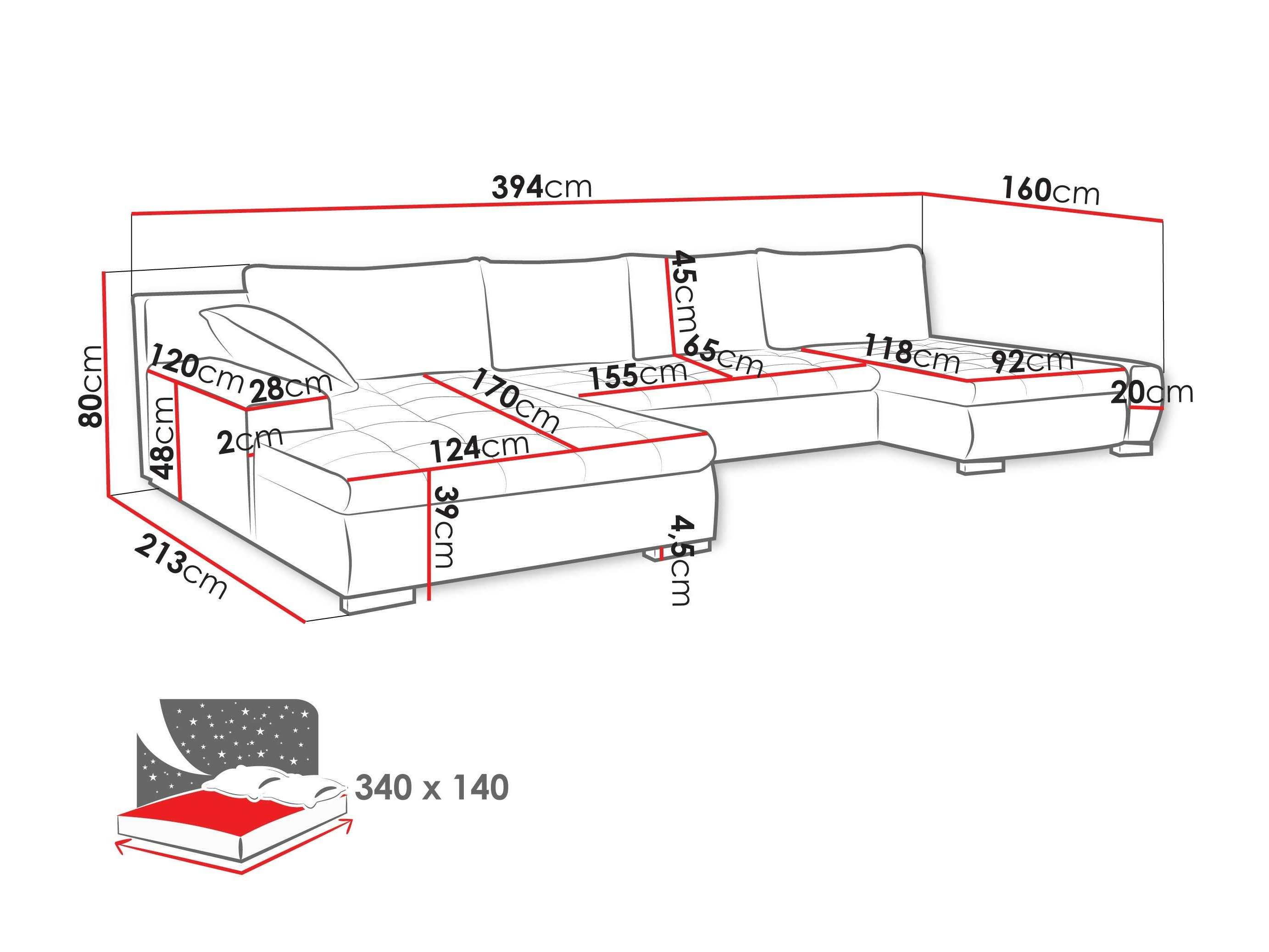 Sofá de canto Comfivo 106 (Kronos 09 + Paros 05)
