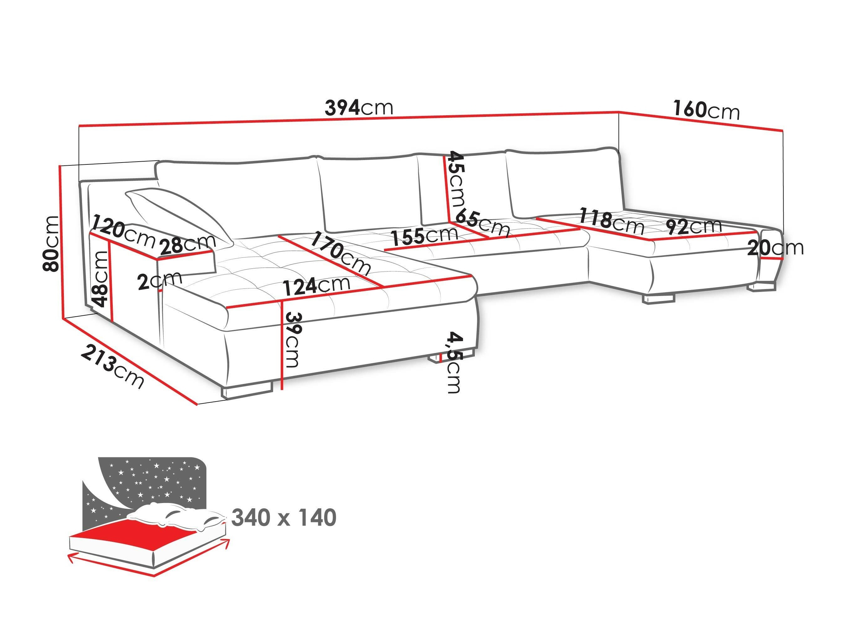 Sofá de canto Comfivo 248 (Baloo 2073)