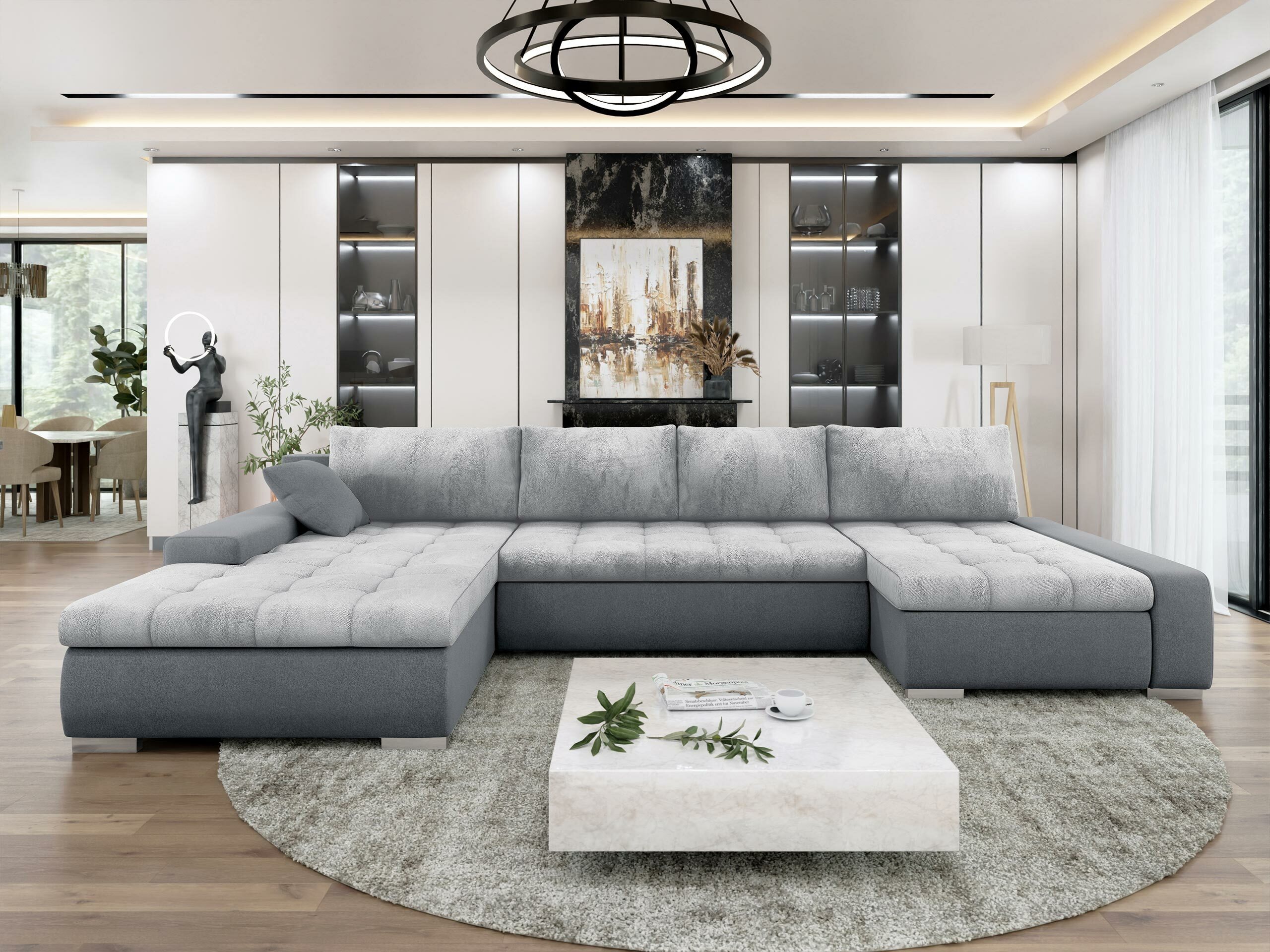 Sofá de canto Comfivo 248 (Otusso 04 + Sorriso 04 + Otusso 04)