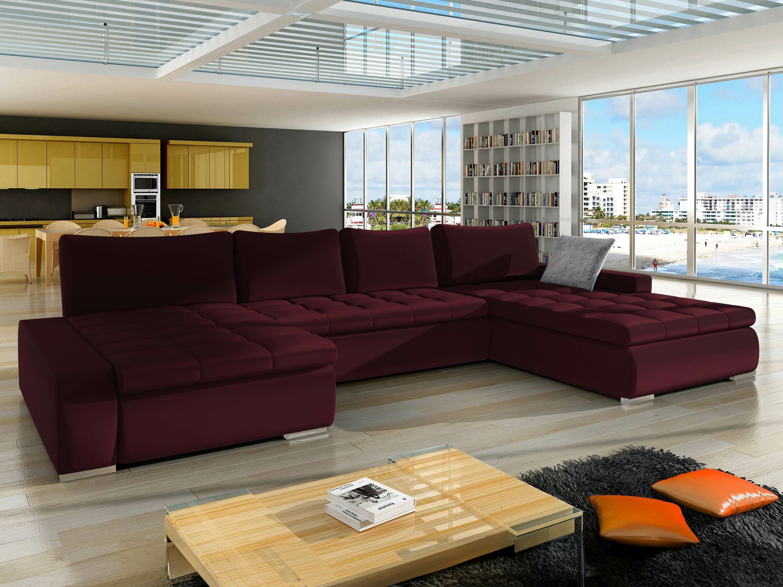 Sofá de canto Comfivo Oliva I (Venus Velvet 2932 + Miu 2059)