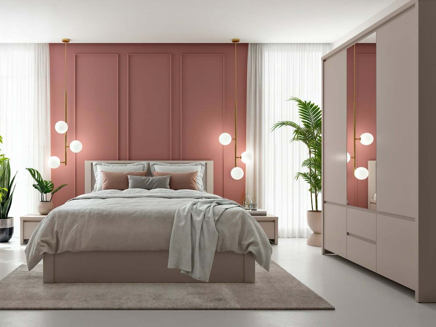 Cama com arrumação Nolroma 131 (Caxemira)