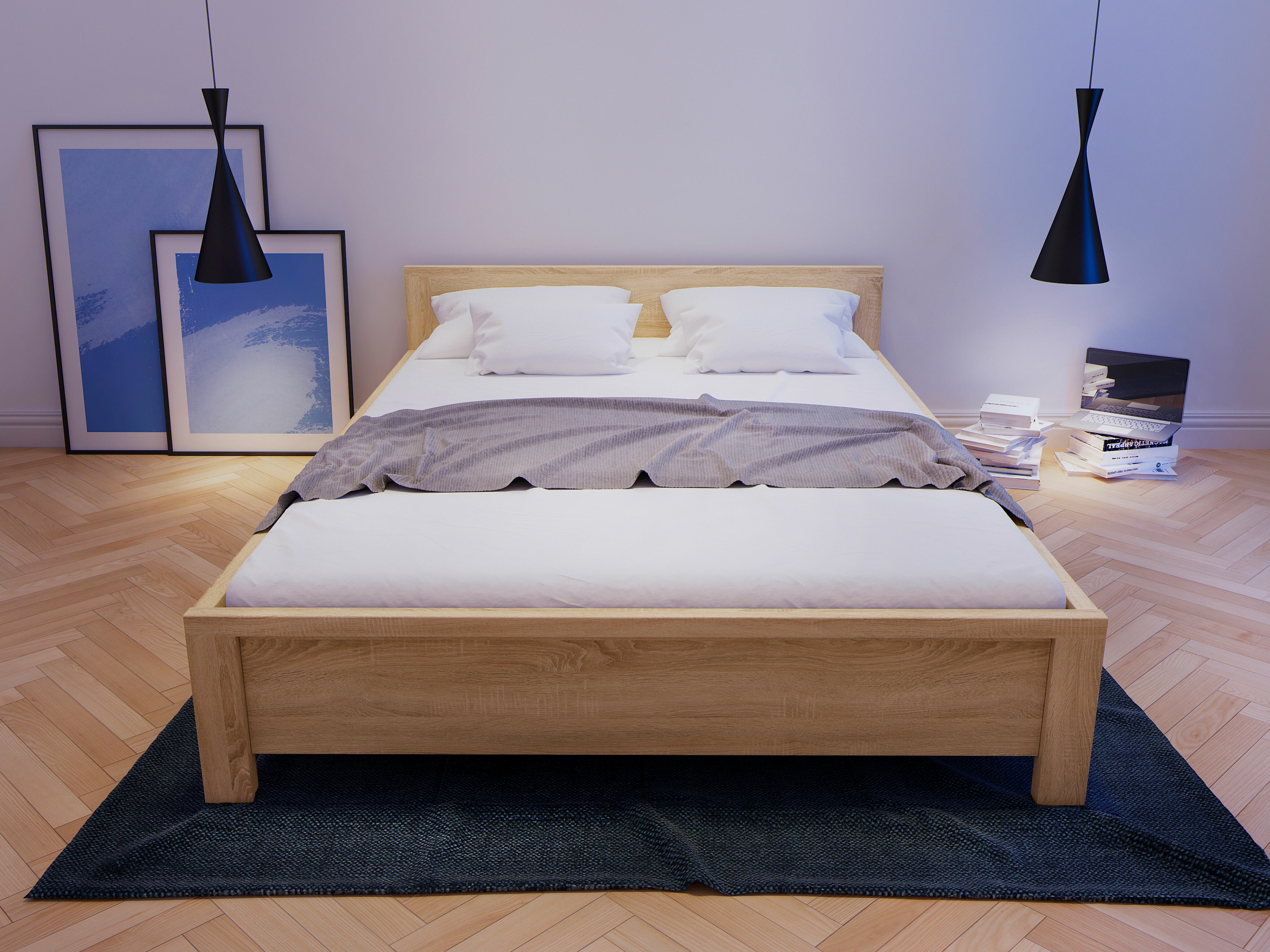 Cama Nolroma 121 (Carvalho sonoma)
